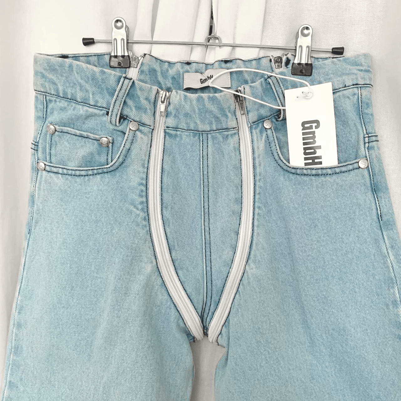 GmbH GMBH double zip straight leg jeans Size US 28 / EU 44 - 3 Thumbnail