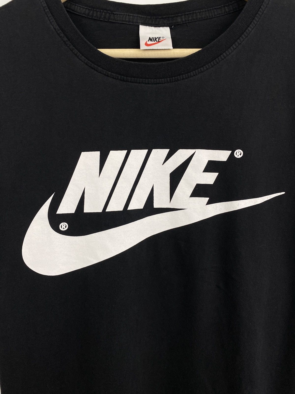 Nike 🇺🇸 Vintage 90s Nike T-Shirt Made in USA Rare Retro Size US M / EU 48-50 / 2 - 4 Thumbnail
