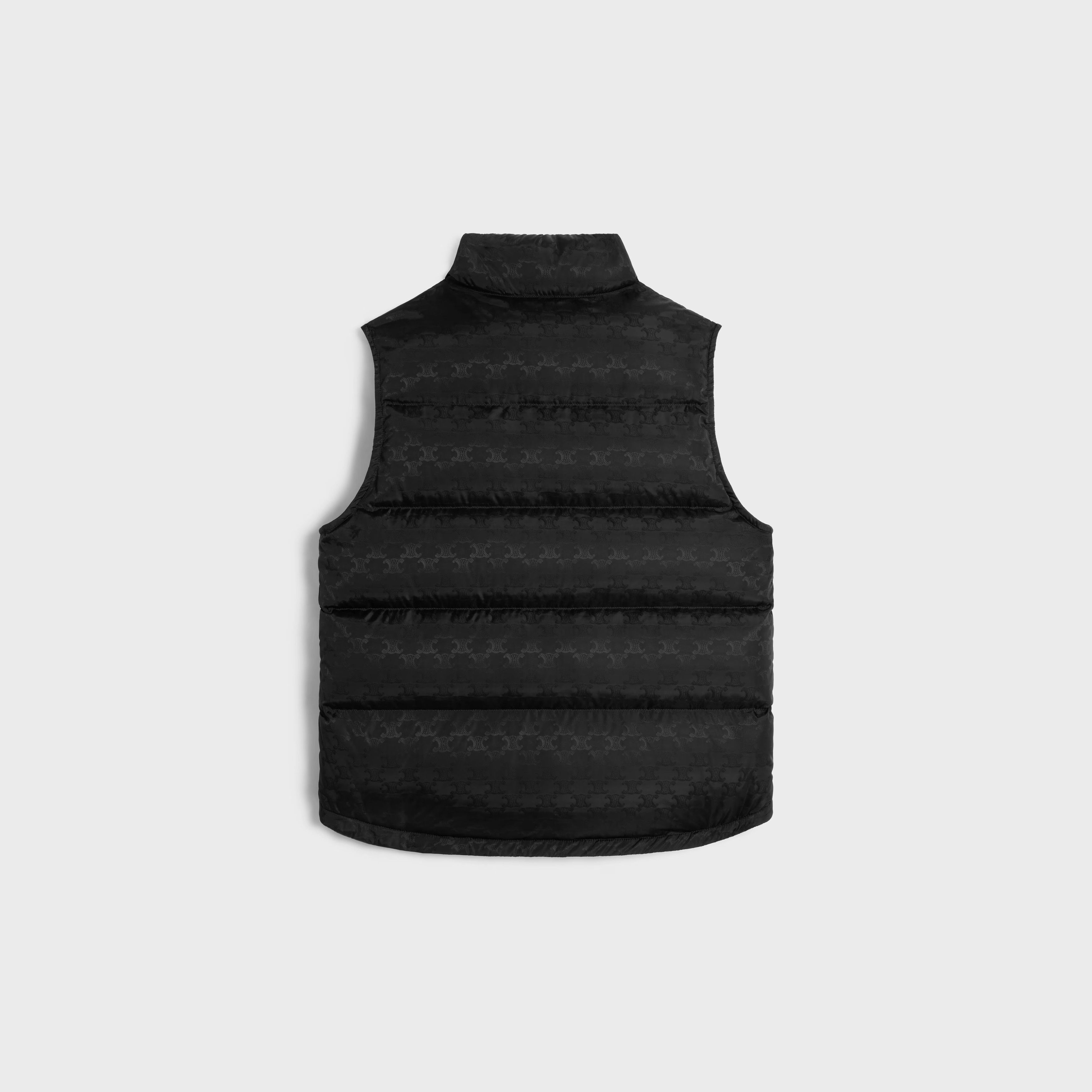 Celine o1bcso1str0925 2W987795W Quilted Blouson Vest in Black Size L / US 10 / IT 46 - 2 Thumbnail