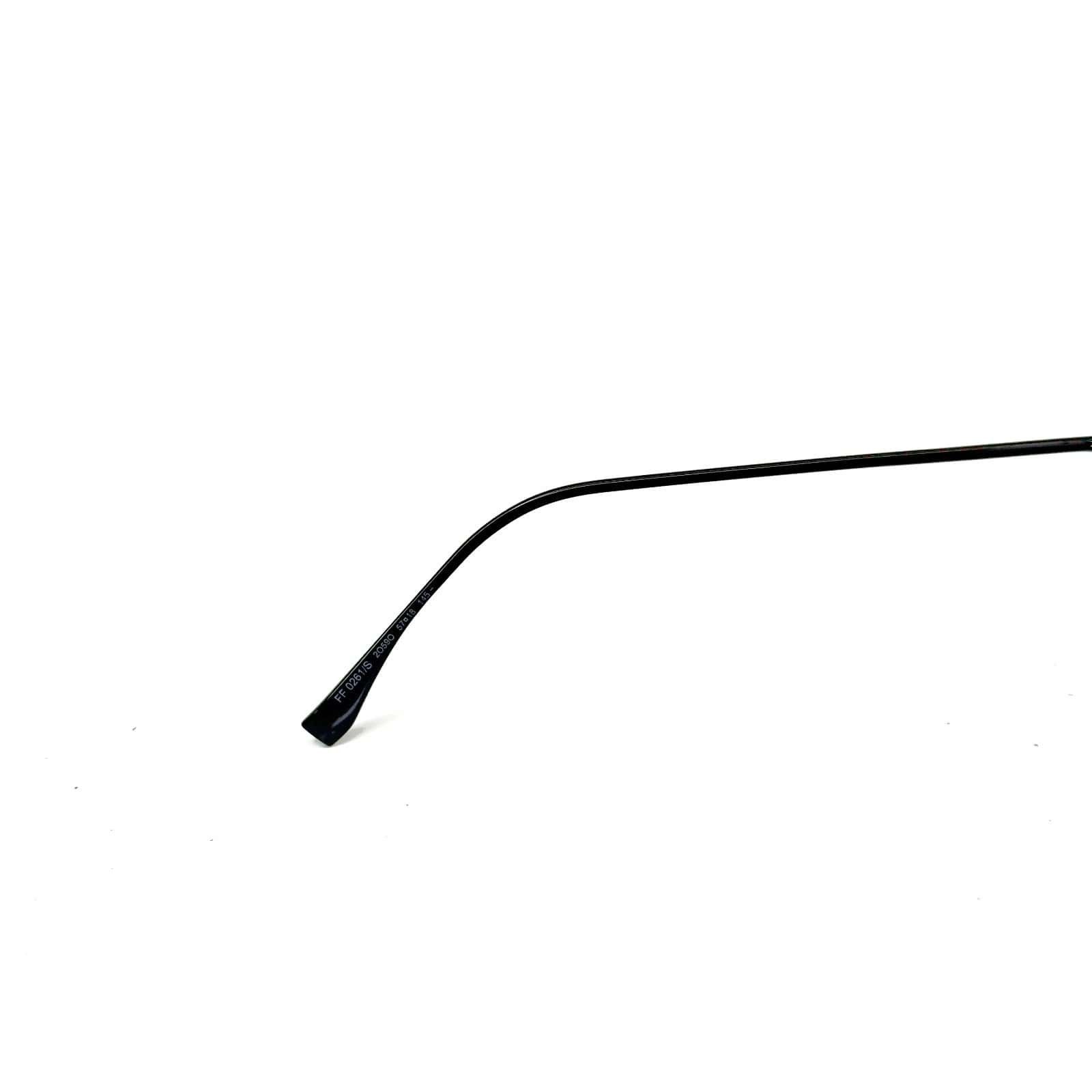 Fendi FENDI FF0261S 0261 CAN EYE Black Stud Gradient Sunglasses Size ONE SIZE - 2 Thumbnail