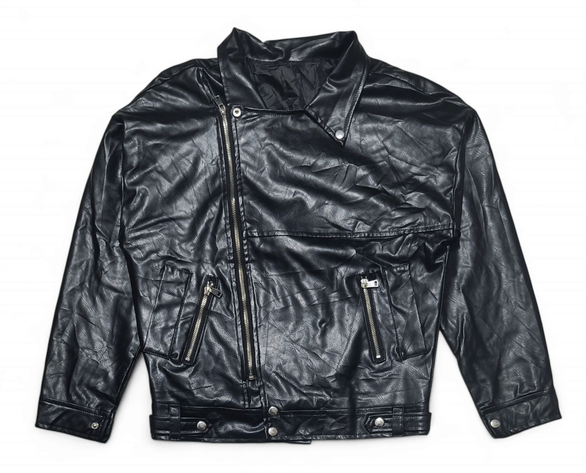 Vintage Vintage Ramones Rockabilly Motorcycle Faux Leather Jacket Size US M / EU 48-50 / 2 - 3 Thumbnail