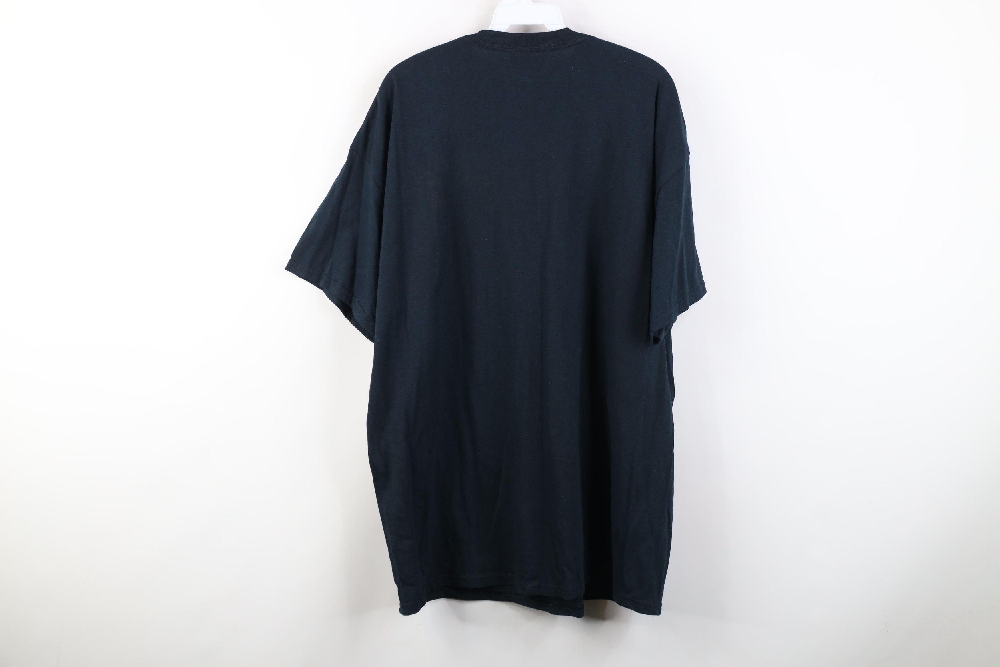 Vintage Vintage 90s Y2K Streetwear Jasper Canada Moose T-Shirt Black Size US XL / EU 56 / 4 - 11 Thumbnail