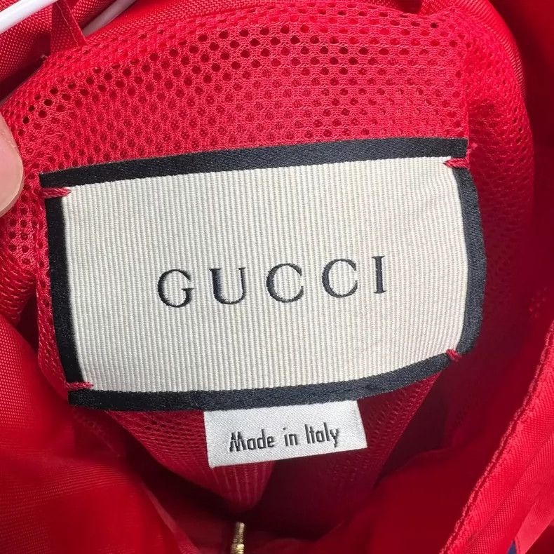 Gucci Gucci Color-blocked logo embroidered red and blue windbrea Size US M / EU 48-50 / 2 - 3 Thumbnail