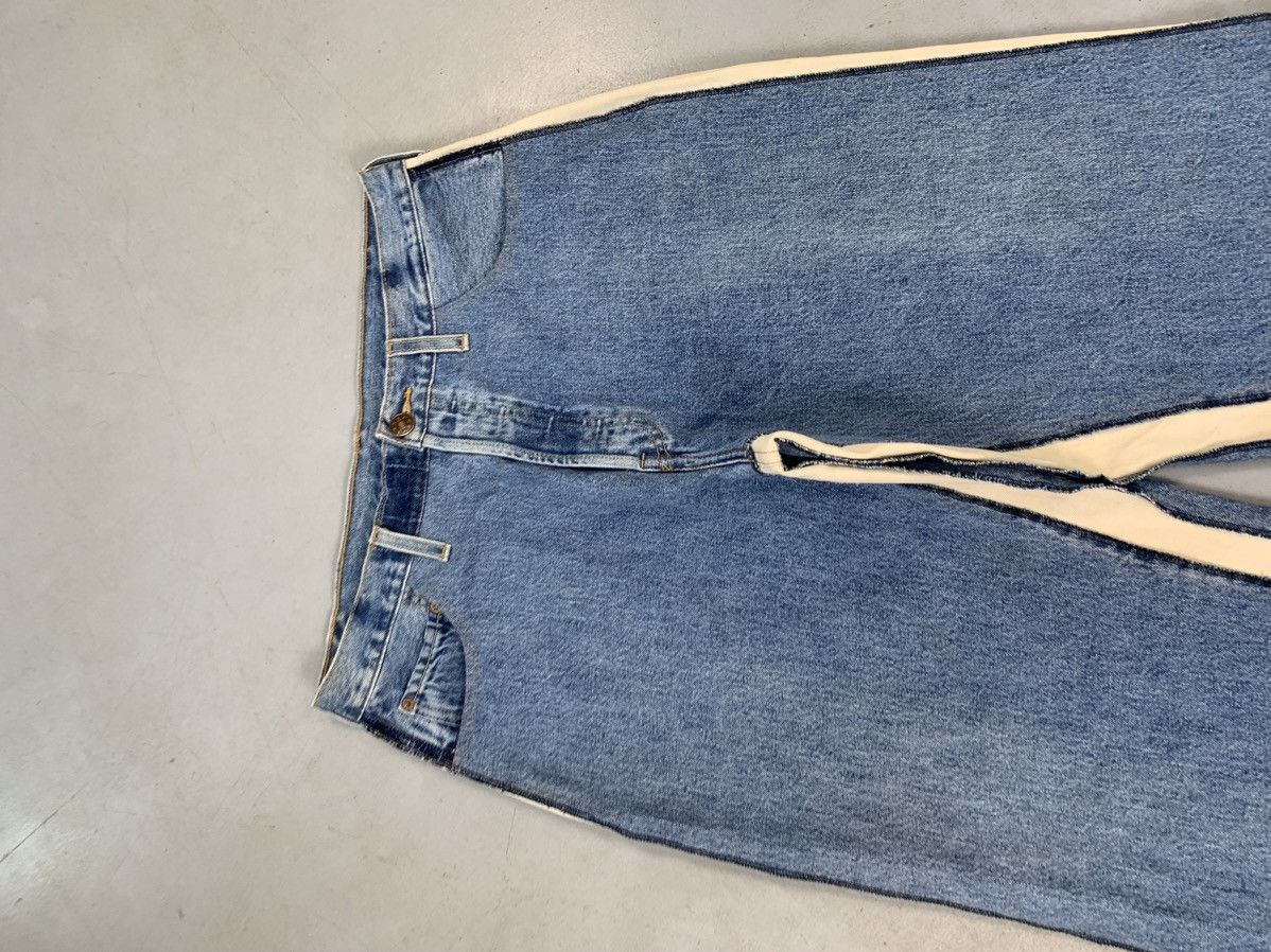 Levi's upcycled levis inseam stripes baggy fit denim Size US 34 / EU 50 - 4 Thumbnail