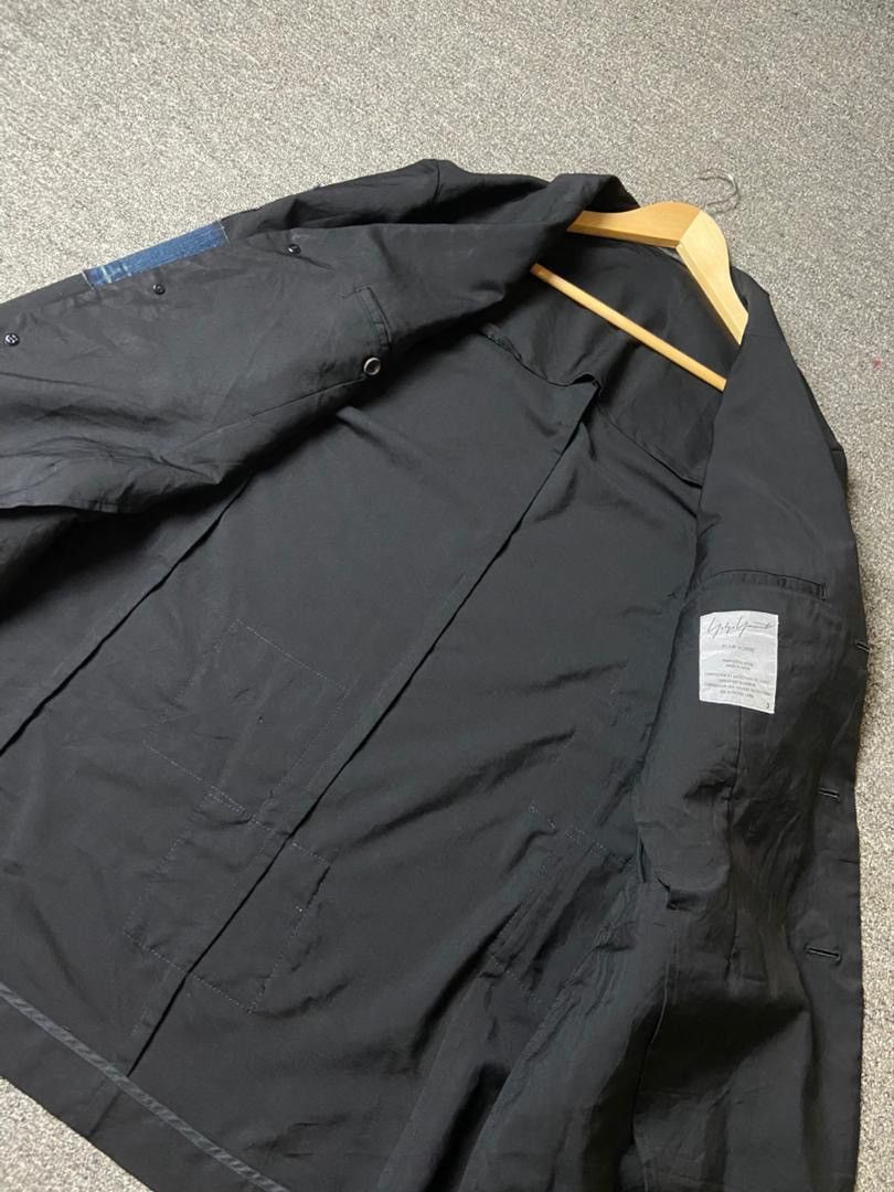 Yohji Yamamoto Yohji Yamamoto Pour Homme Patchwork Blazer (177) Size US S / EU 44-46 / 1 - 6 Thumbnail