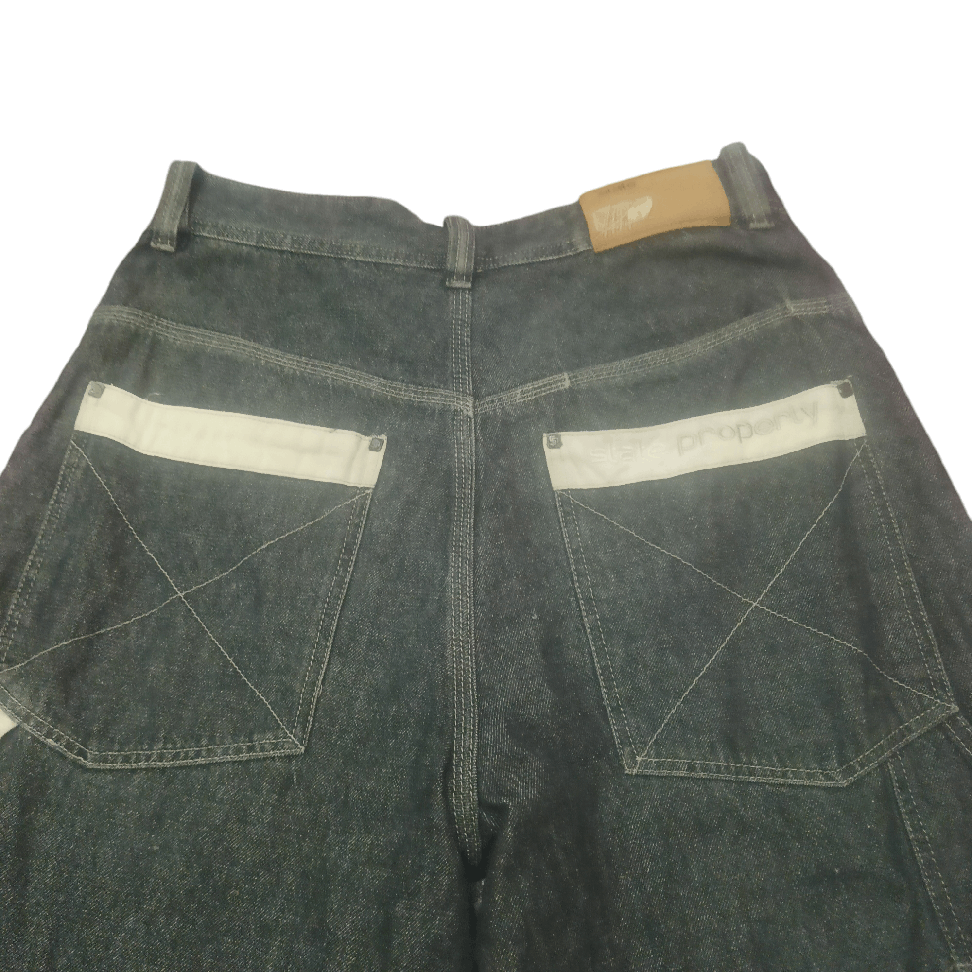 Japanese Brand Distressed State property work wear baggy style Jnco Size US 31 - 16 Thumbnail