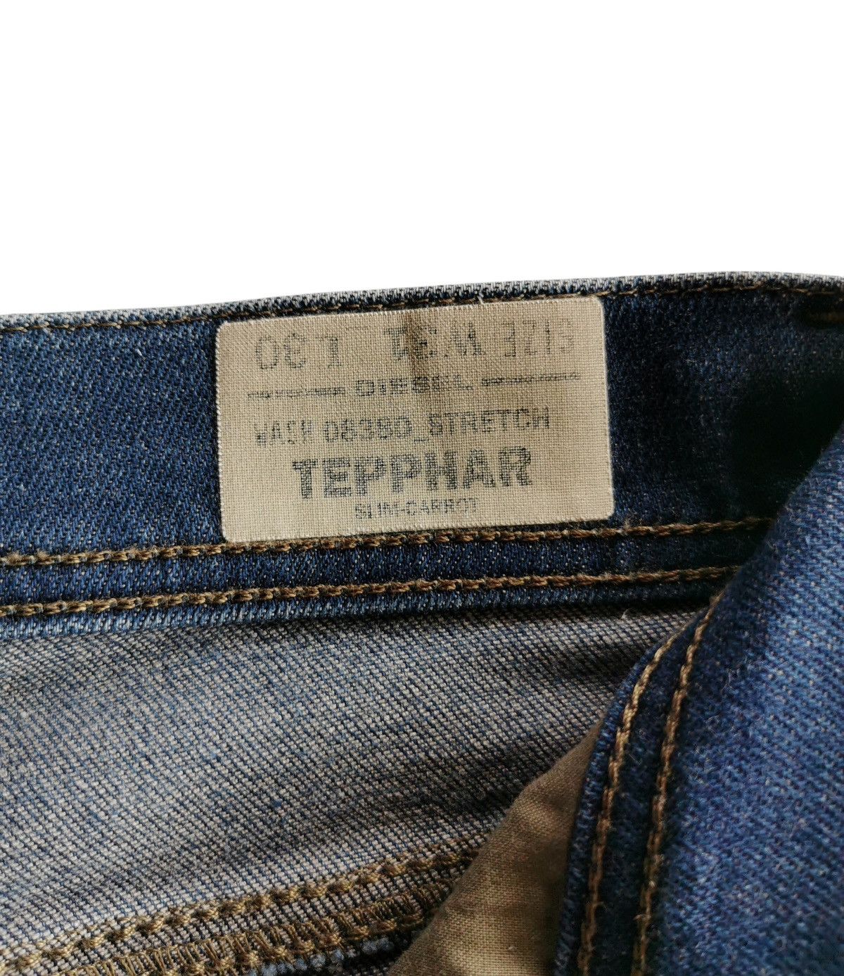 Diesel Diesel Tepphar D-Carrot Slim Tapered Distressed Jeans W32 Size US 32 / EU 48 - 10 Thumbnail