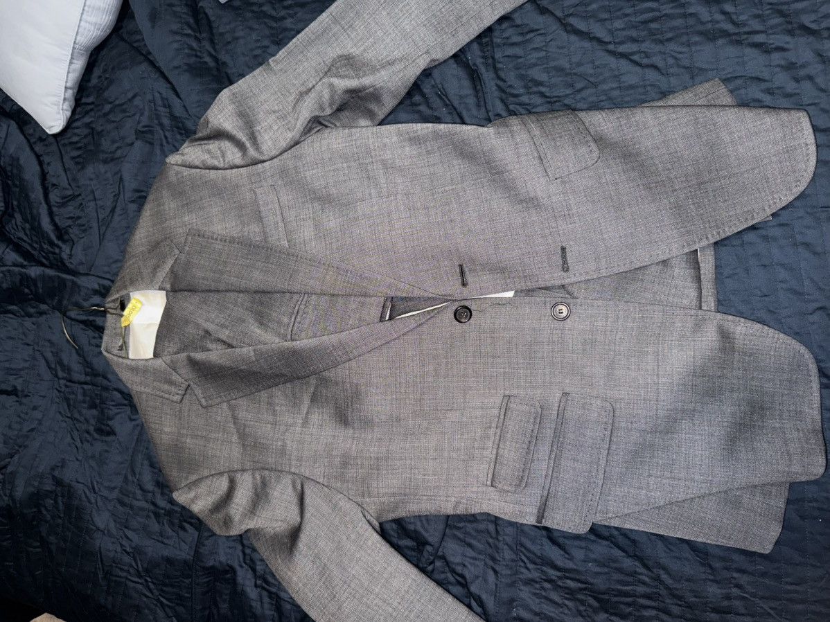Dsquared2 DSQUARED2 "Milano Cut Men's Dark Gray 100% Two Button Suit Size 48R - 11 Thumbnail