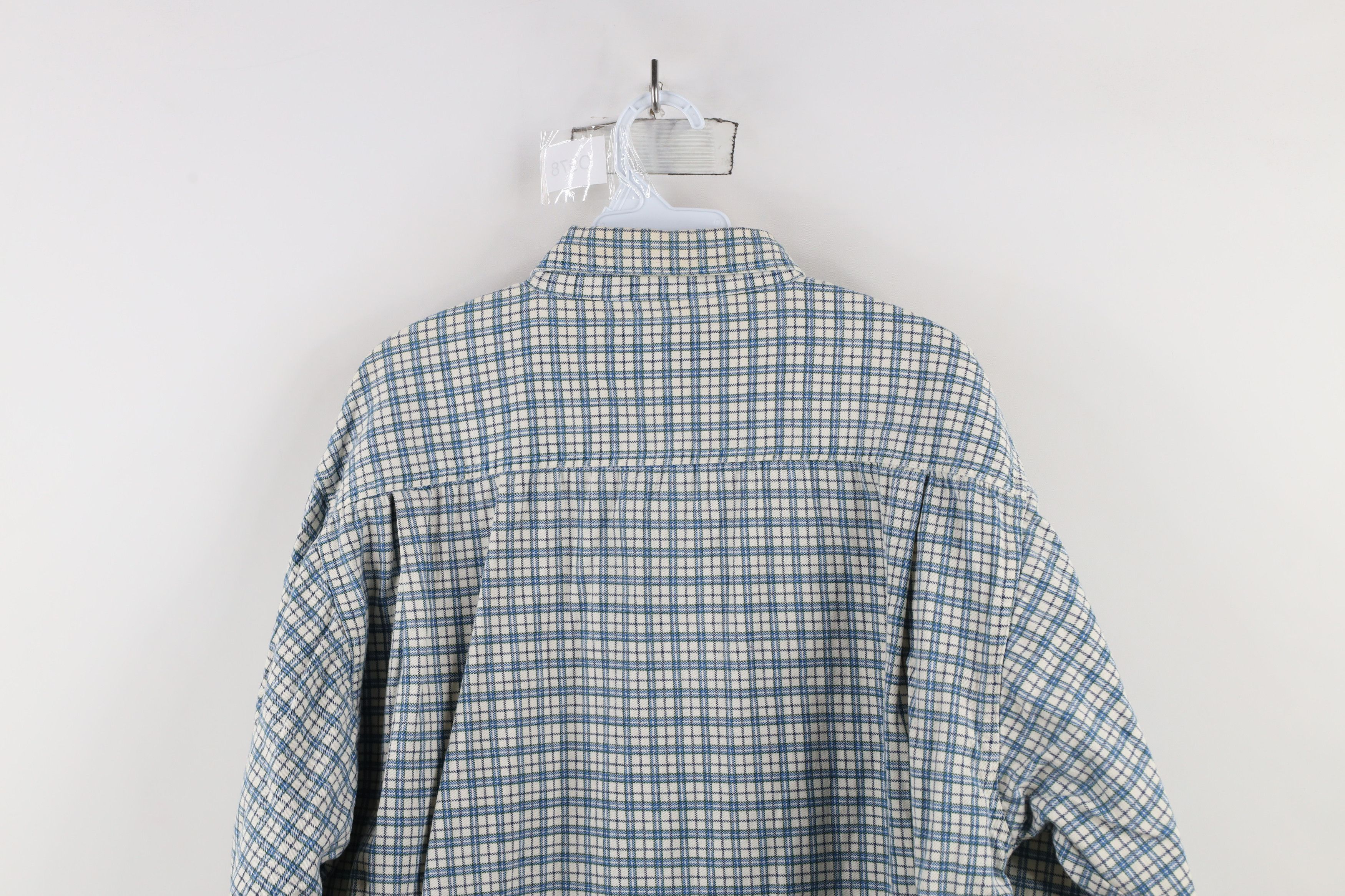 Vintage Vintage 90s Streetwear Heavyweight Collared Button Shirt Size US L / EU 52-54 / 3 - 10 Thumbnail