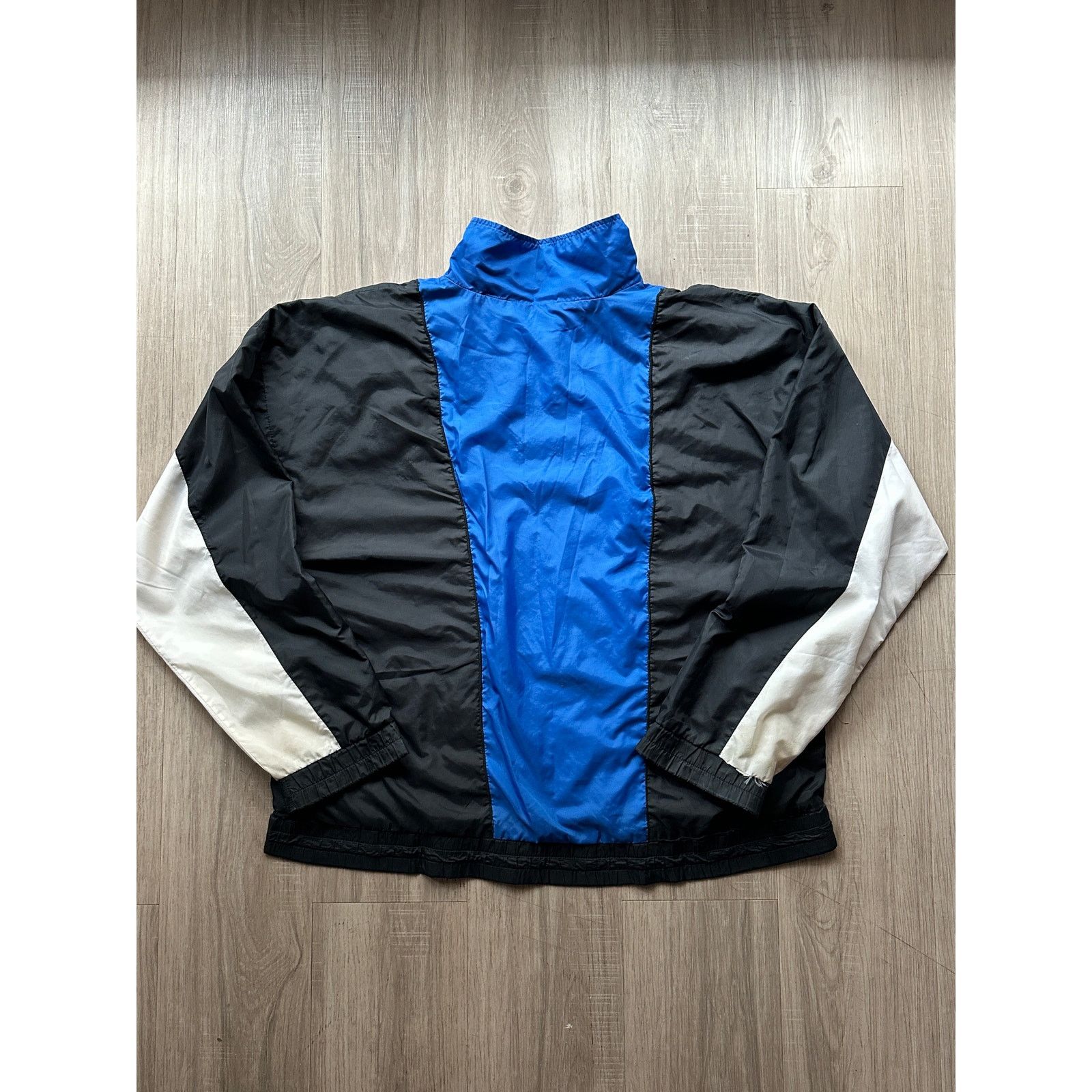 Adidas Vintage USA Olympics Adidas Black Blue Windbreaker Jacket Size US XL / EU 56 / 4 - 2 Thumbnail
