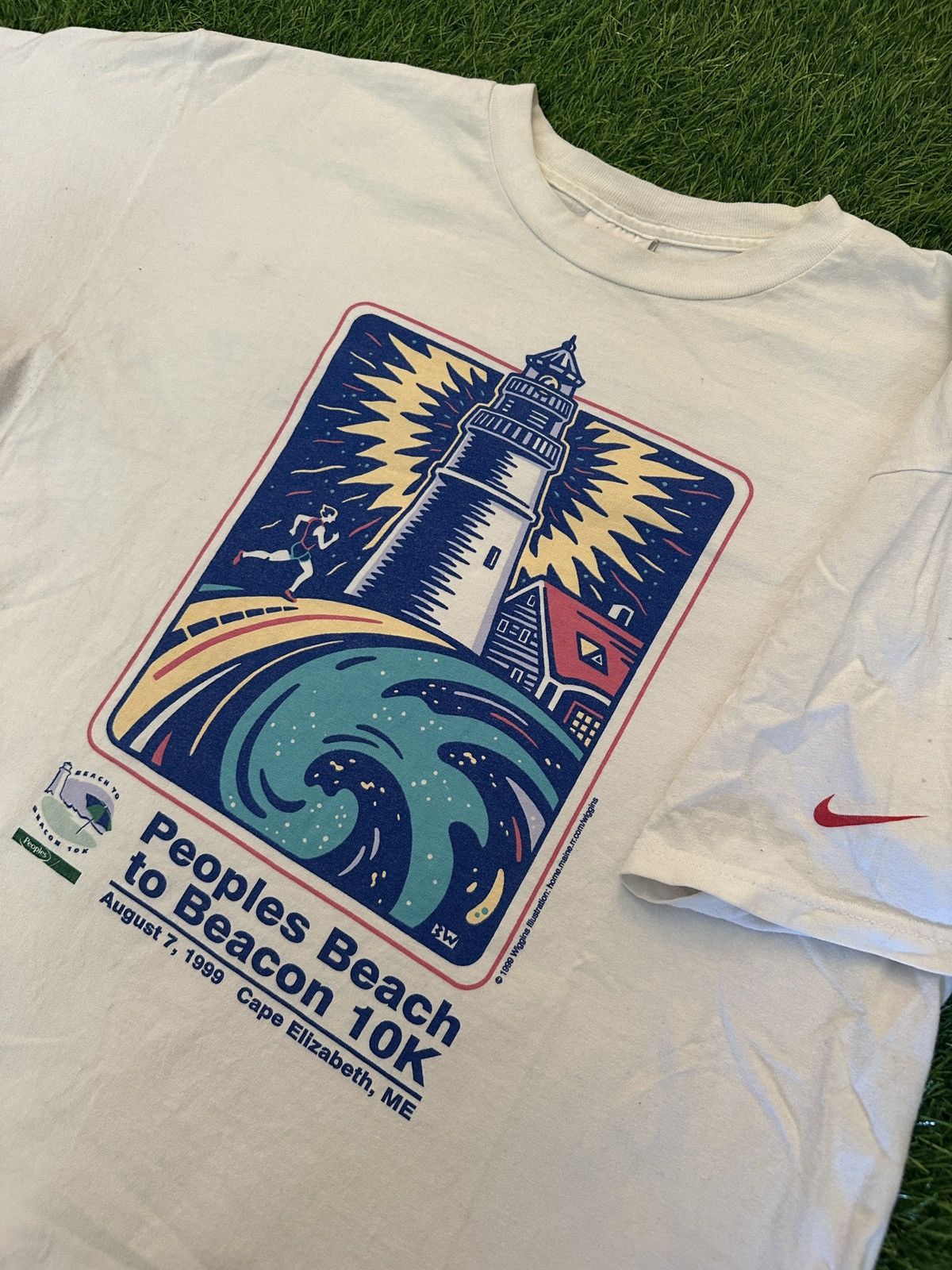 Nike Vintage nike 1999 peoples beach running shirt size Large Size US L / EU 52-54 / 3 - 3 Thumbnail