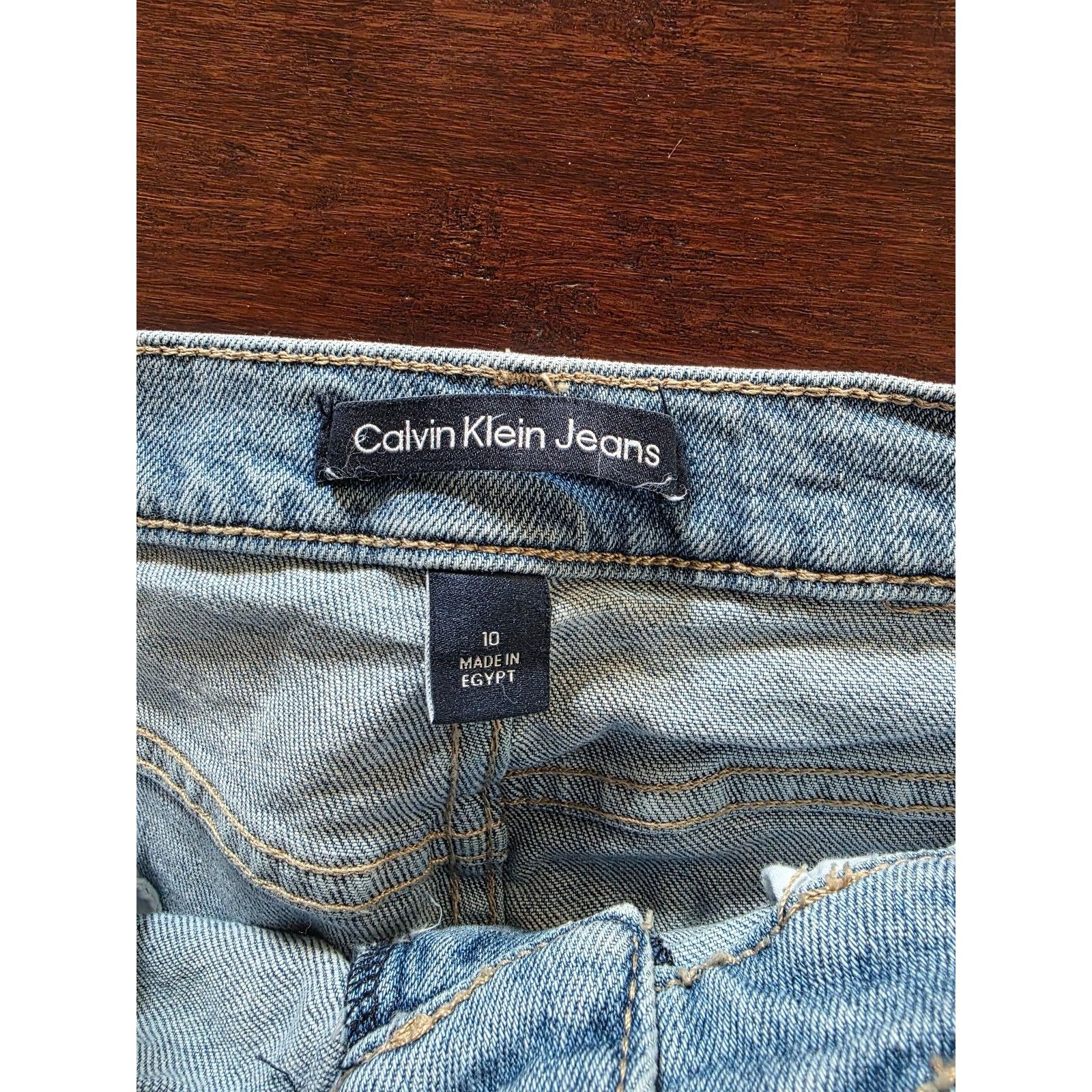 Calvin Klein Calvin Klein Jeans Women's Jeans sz 10 Blue Light Wash Relax Size 32" / US 10 / IT 46 - 4 Thumbnail