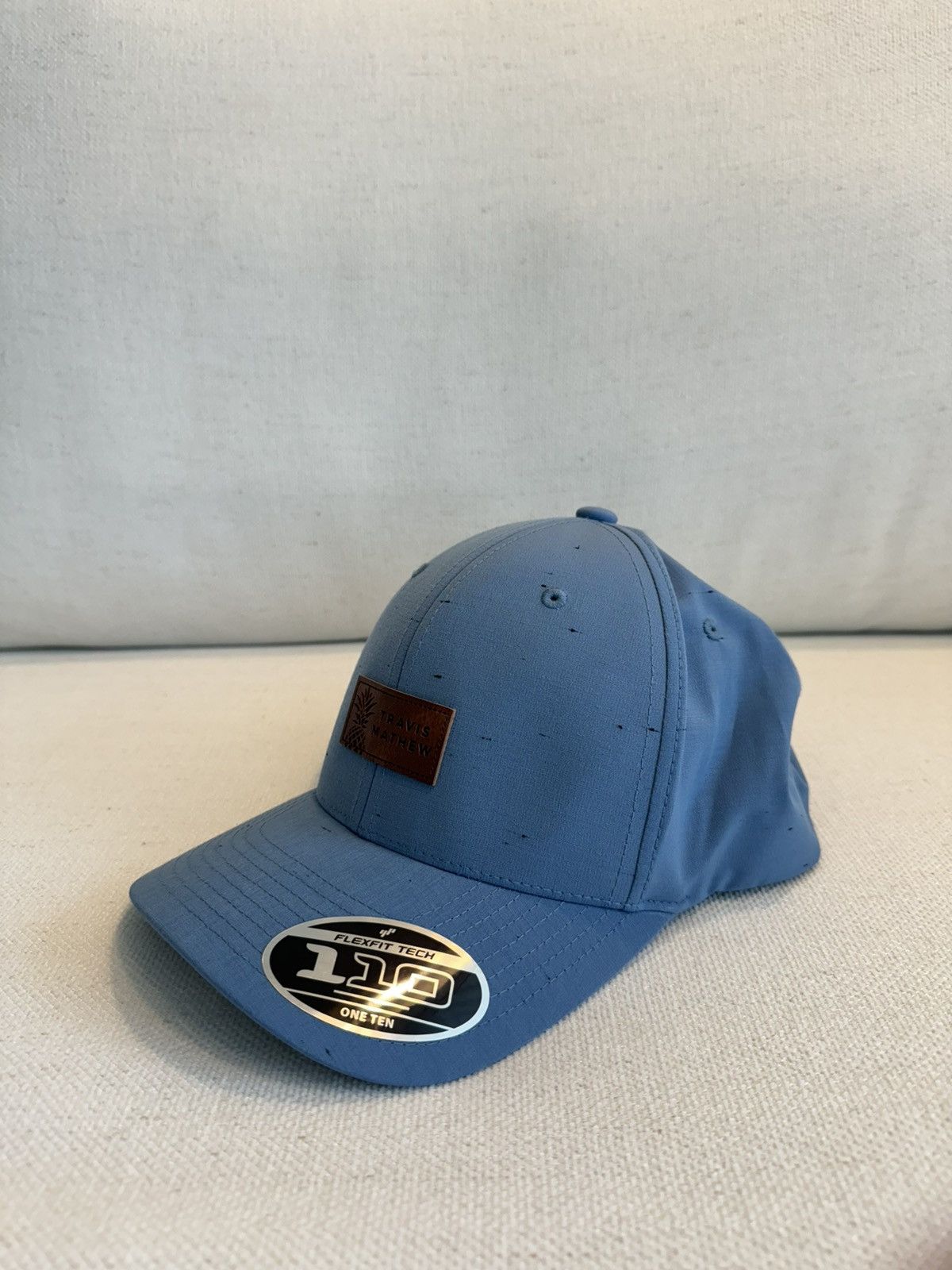 TravisMathew Men’s Travis Mathew Hat (Blue w/ Leather Patch) Size ONE SIZE - 2 Thumbnail