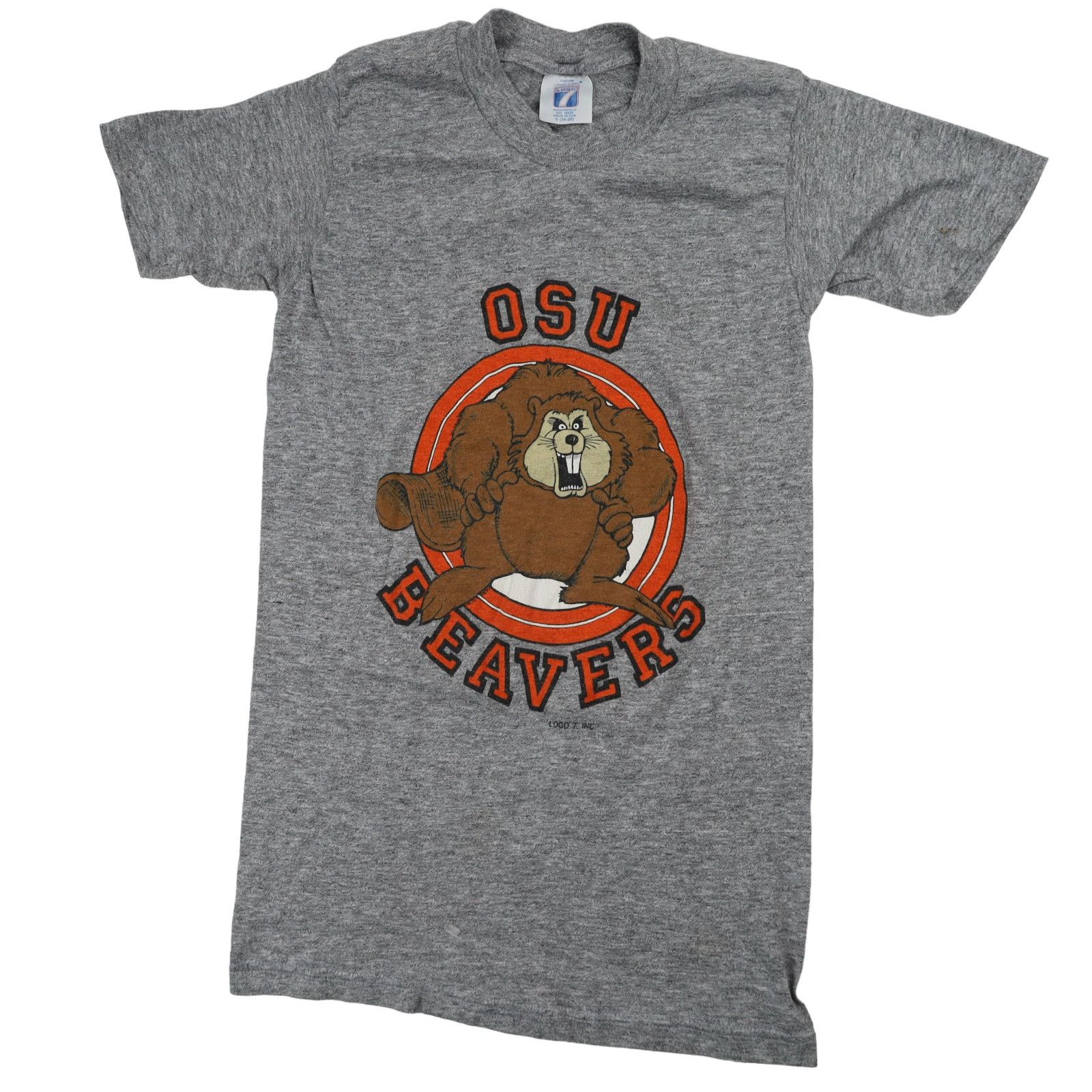 Logo 7 × Vintage Vintage Logo 7 OSU Oregon State Beavers Graphic T Shirt Size US S / EU 44-46 / 1 - 1 Thumbnail