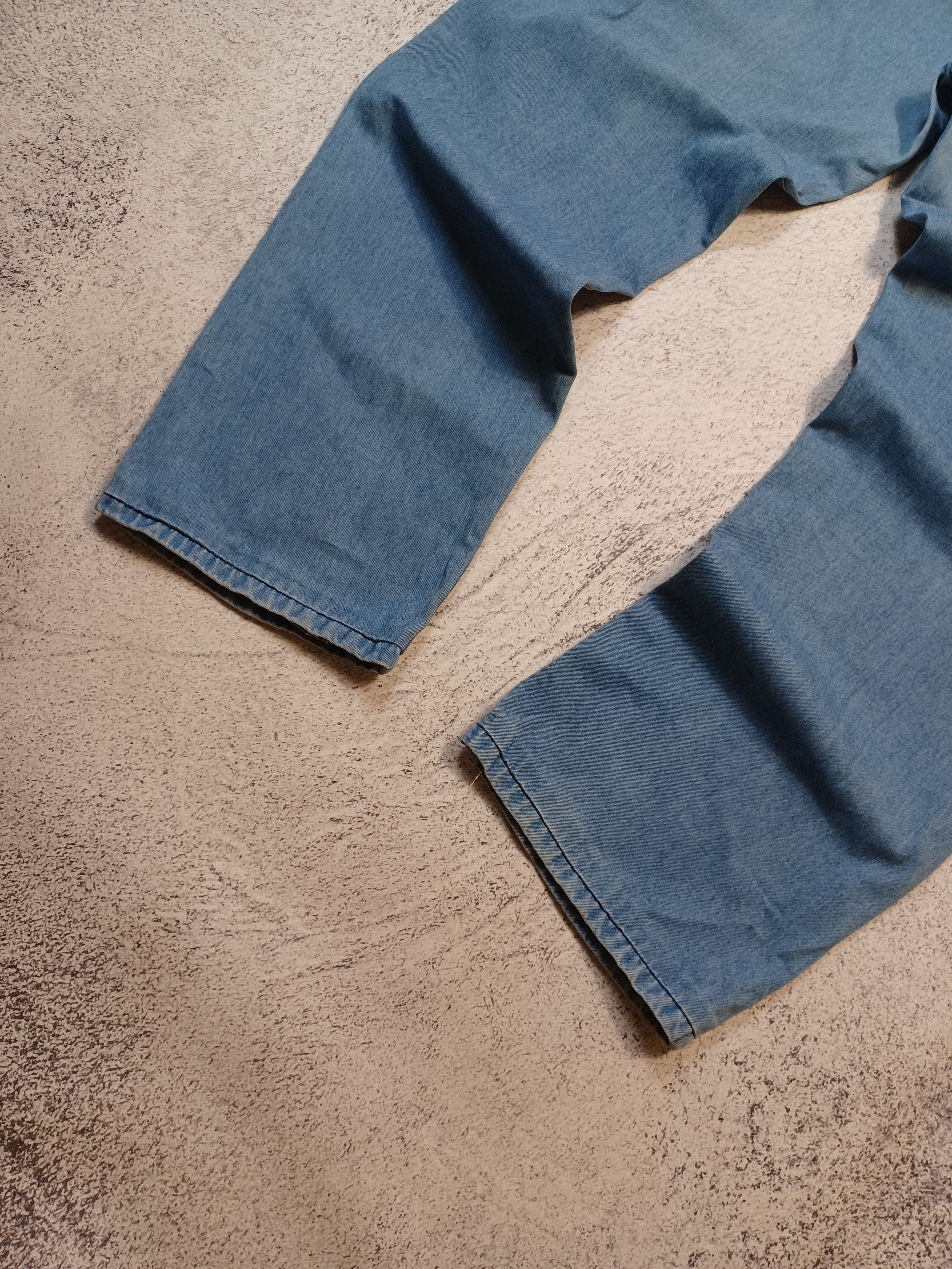 Giorgio Armani Vintage Armani Jeans Y2K Blue Stonewashed Denim Jeans Pants Size US 34 / EU 50 - 6 Thumbnail