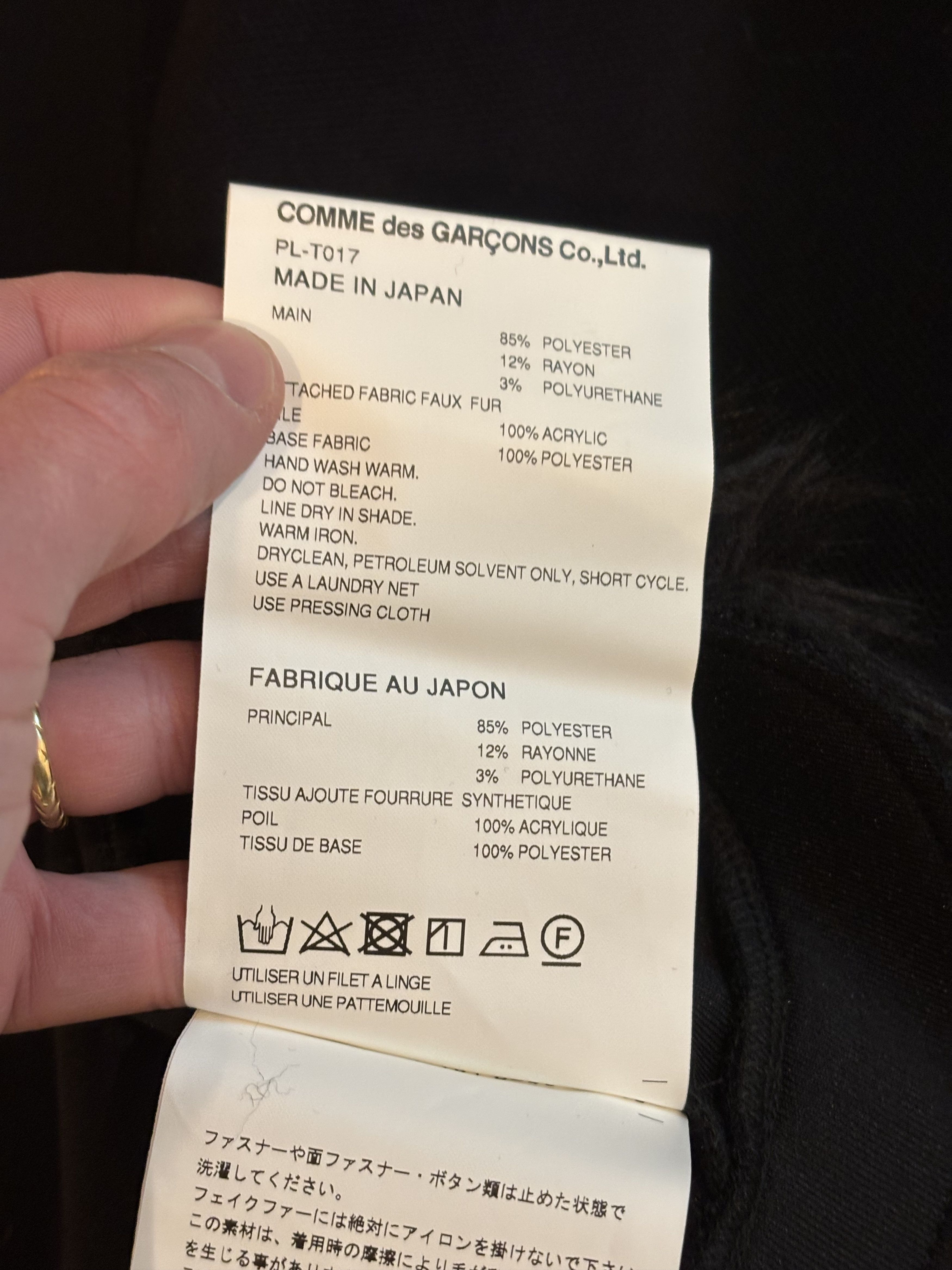 Comme des Garcons Sweat ajourée en poil Comme des Garçons Homme Plus Size US L / EU 52-54 / 3 - 13 Thumbnail