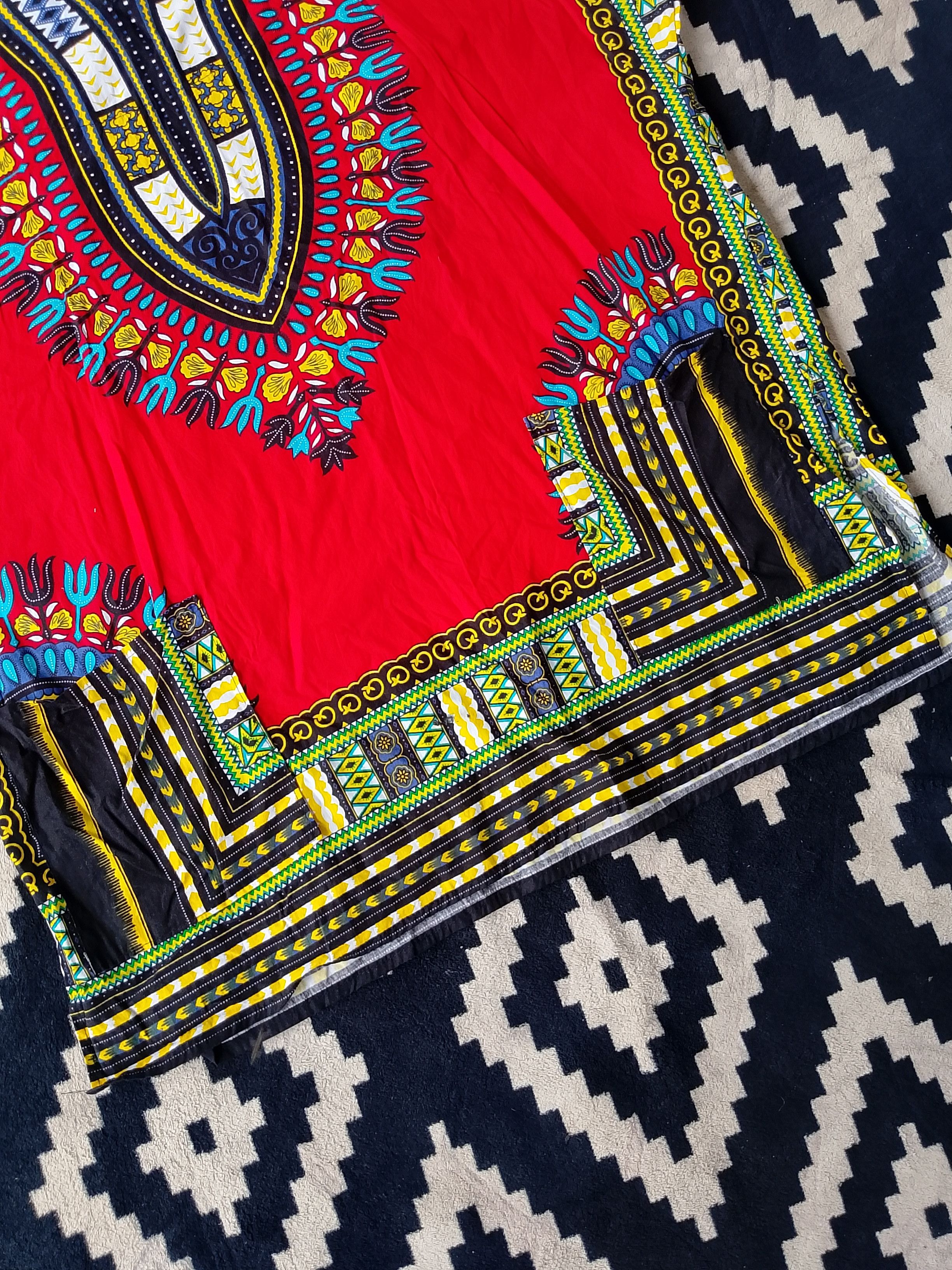 Other Traditional Dashiki Kyrgyzstan Echoes of Central Asian Craft Size US XXL / EU 58 / 5 - 5 Thumbnail