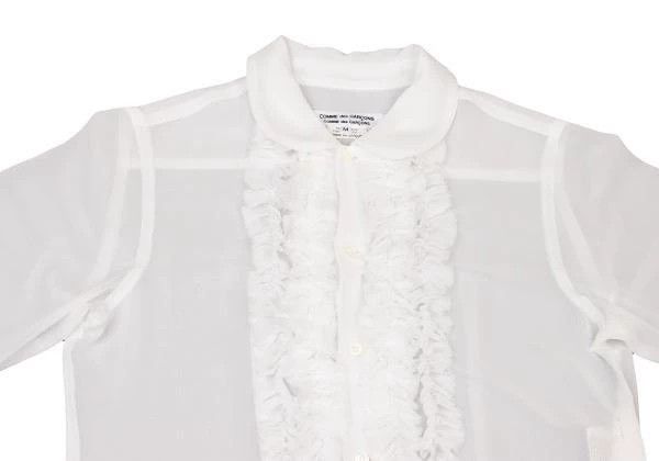 Comme des Garcons Comme Des Garcons White Vintage Design Shirt Top Size M / US 6-8 / IT 42-44 - 4 Thumbnail