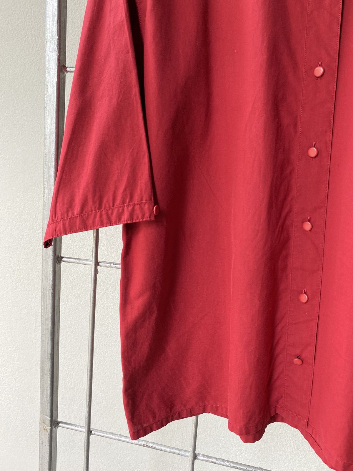 Dior Christian Dior vintage red cardinal shirt Size L / US 10 / IT 46 - 13 Thumbnail