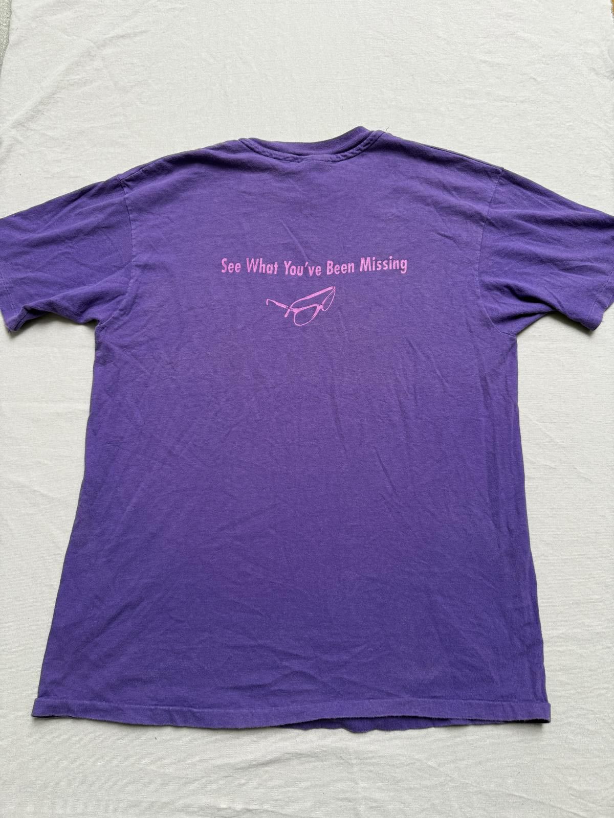 Designer Vintage Revo Sunglasses T-shirt Promo - Purple Fade Tee XL Size US XL / EU 56 / 4 - 2 Thumbnail