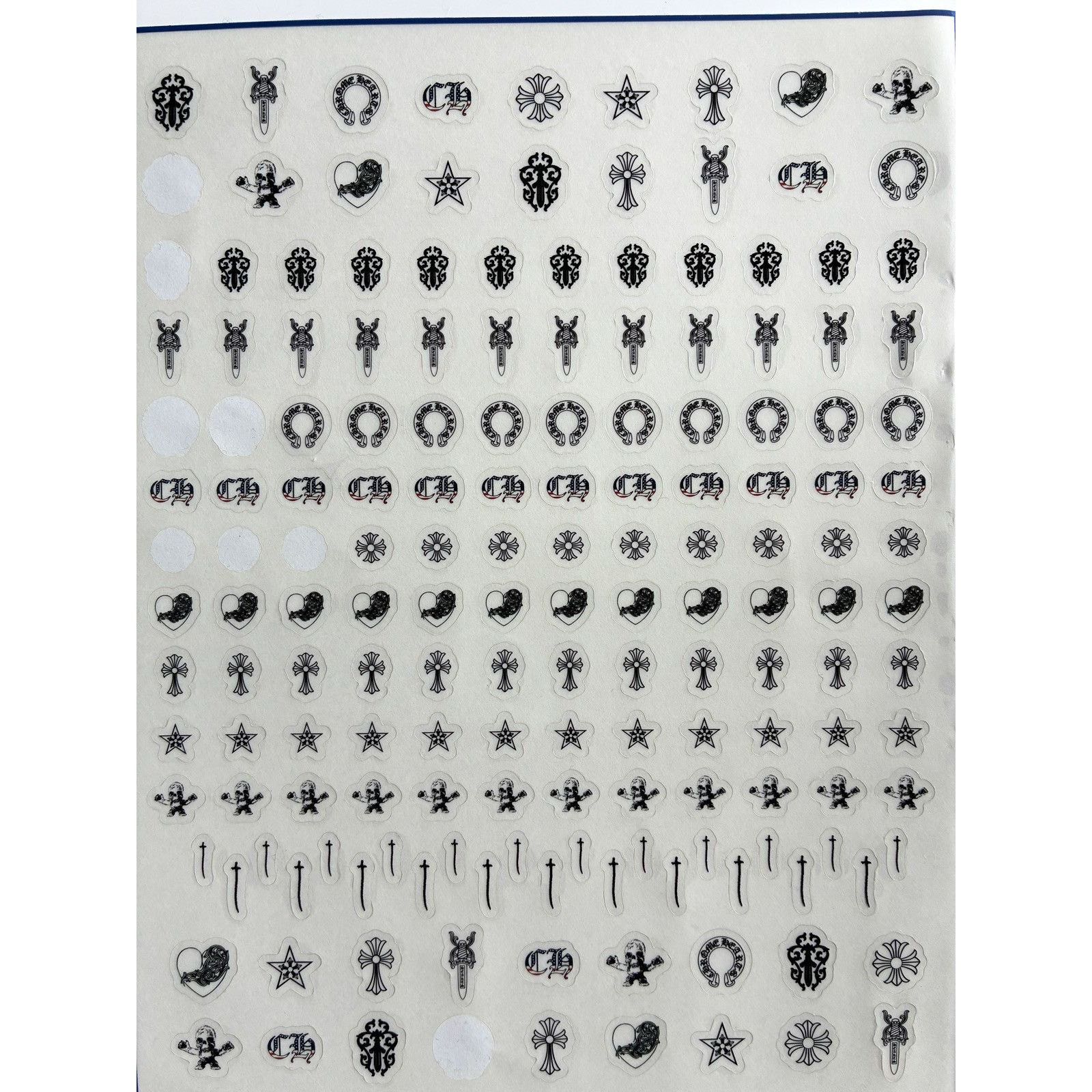 Chrome Hearts × Japanese Brand × Vintage Chrome Hearts Sticker sheet (missing a few) Size ONE SIZE - 2 Thumbnail