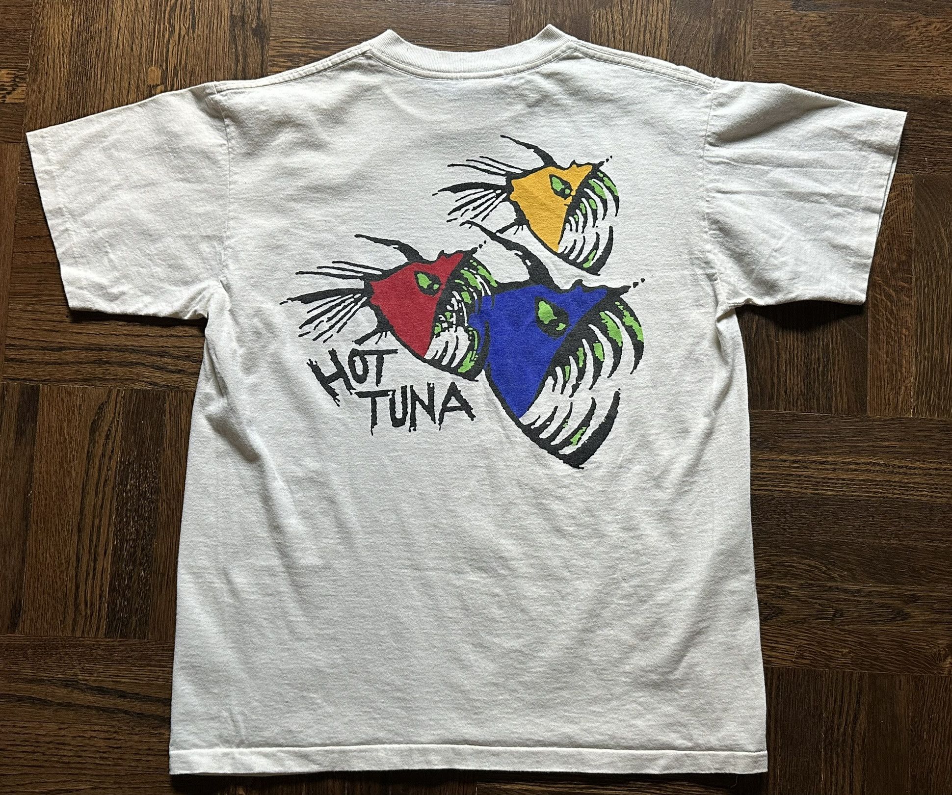 Vintage Hot Tuna 1990s Surf Tee Size US L / EU 52-54 / 3 - 1 Thumbnail