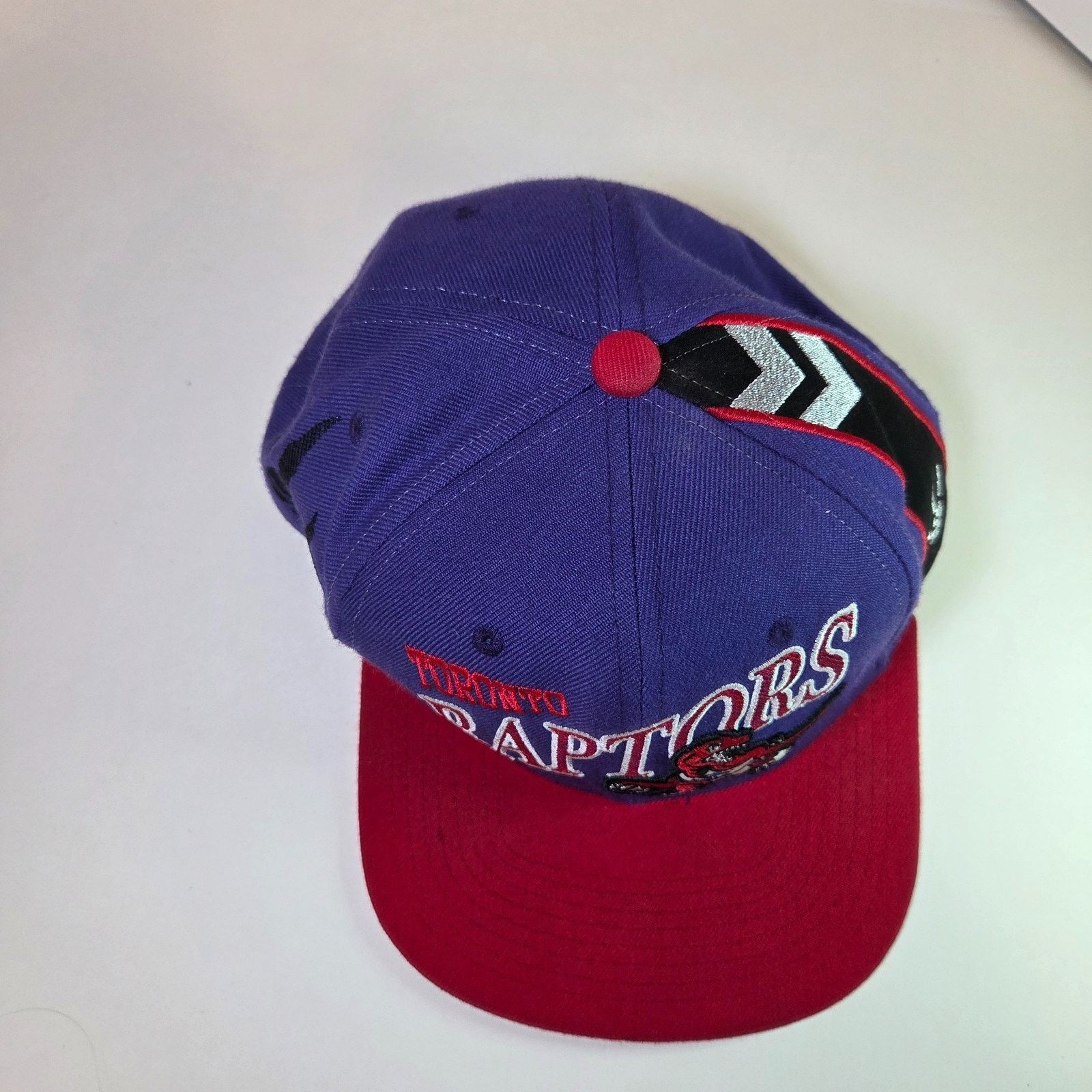 Mitchell & Ness Toronto Raptors Mitchell & Ness Snapback Hat Purple Red Size ONE SIZE - 5 Thumbnail