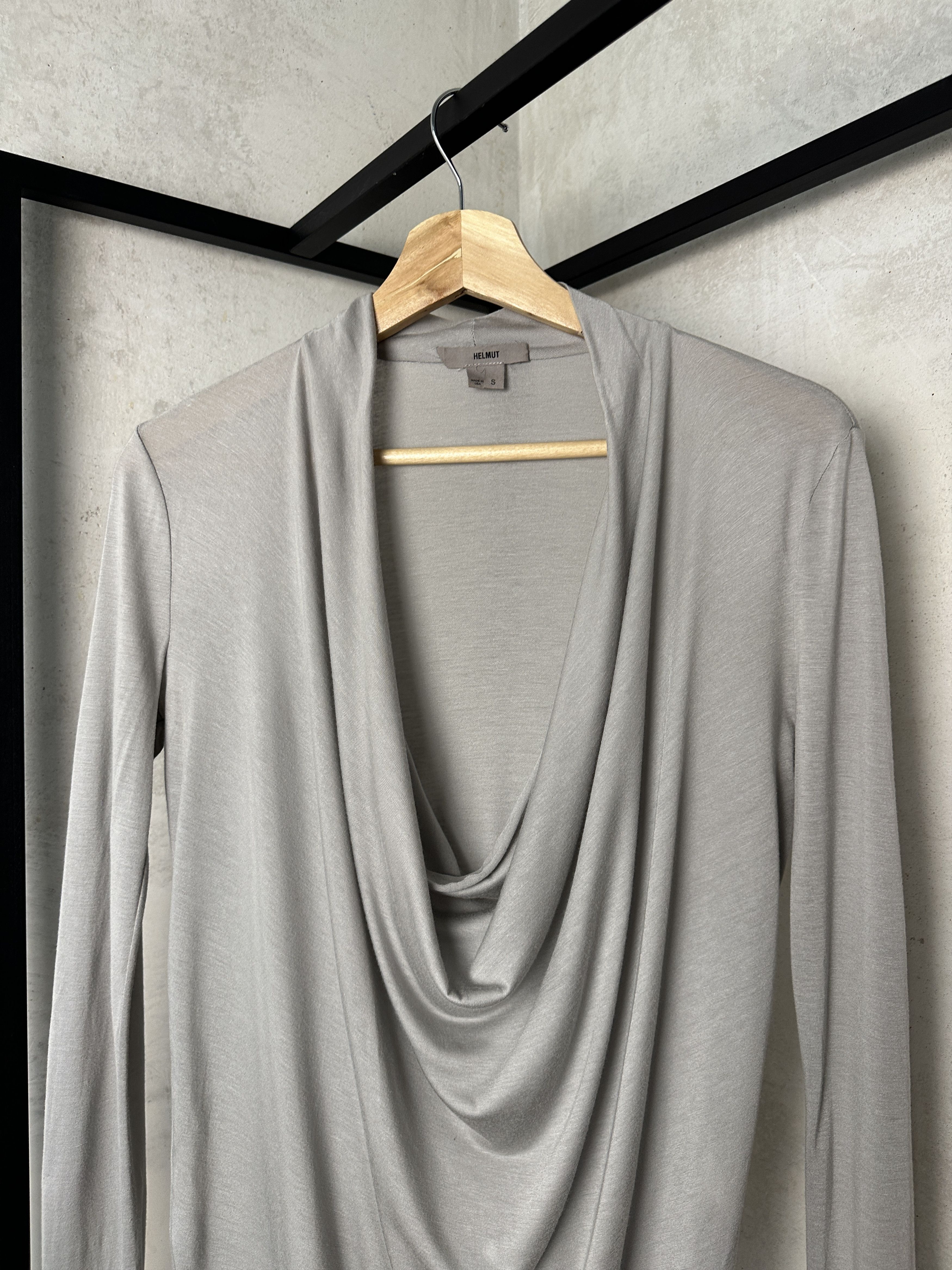 Helmut Lang Helmut Lang Cowl Neck Long Sleeve Size S / US 4 / IT 40 - 3 Thumbnail