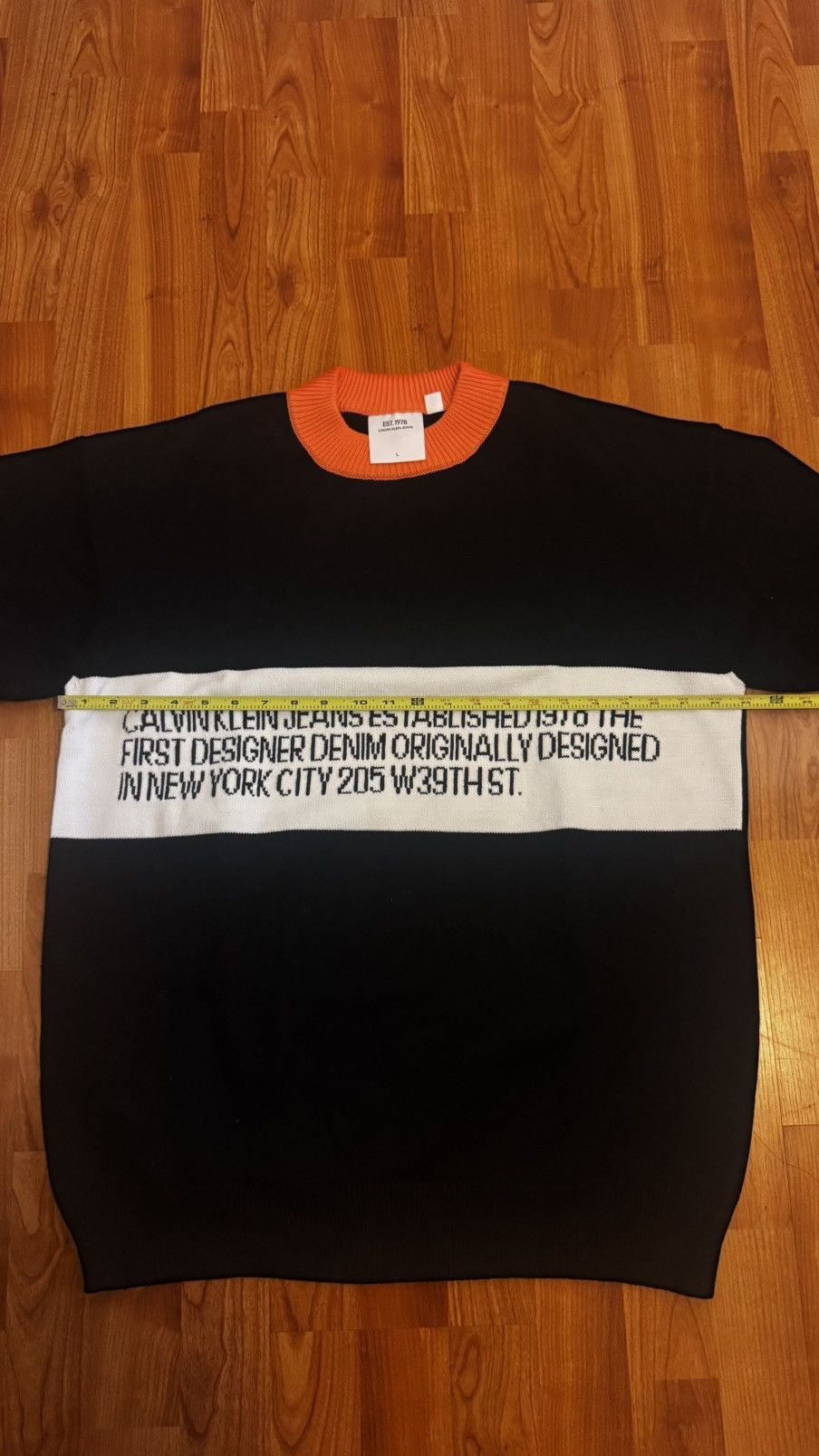 Calvin Klein × Calvin Klein 205W39NYC × Raf Simons Calvin Klein est. 1978 Sweater Size US L / EU 52-54 / 3 - 7 Thumbnail