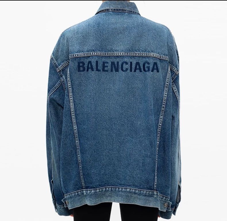 Balenciaga Balenciaga size 34 Cut and destroy embroidered logo denim j Size US M / EU 48-50 / 2 - 2 Thumbnail