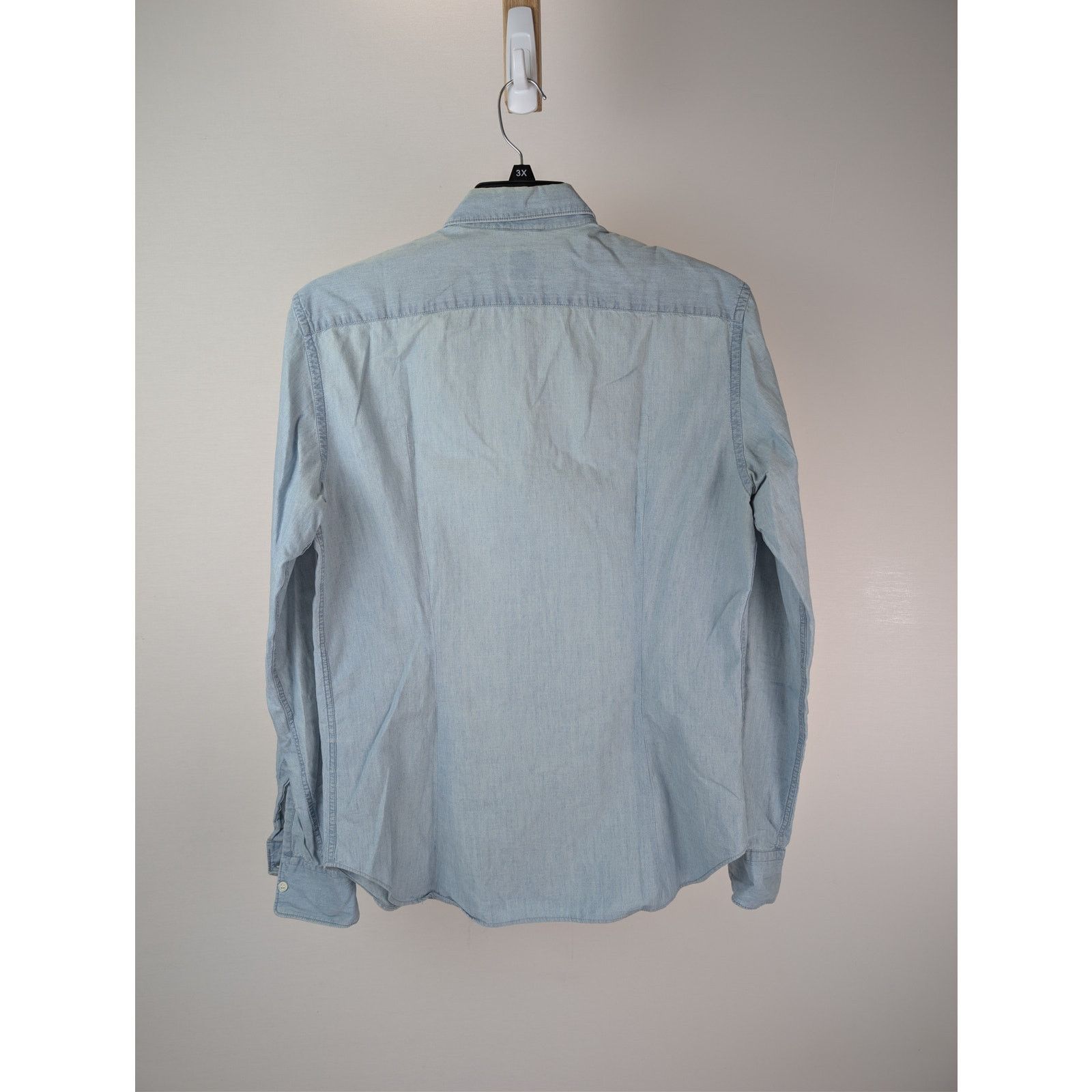 Aspesi o1rshd1 CC20 Casual shirt Sedici Shirt in Light Denim Blue Size US M / EU 48-50 / 2 - 9 Thumbnail