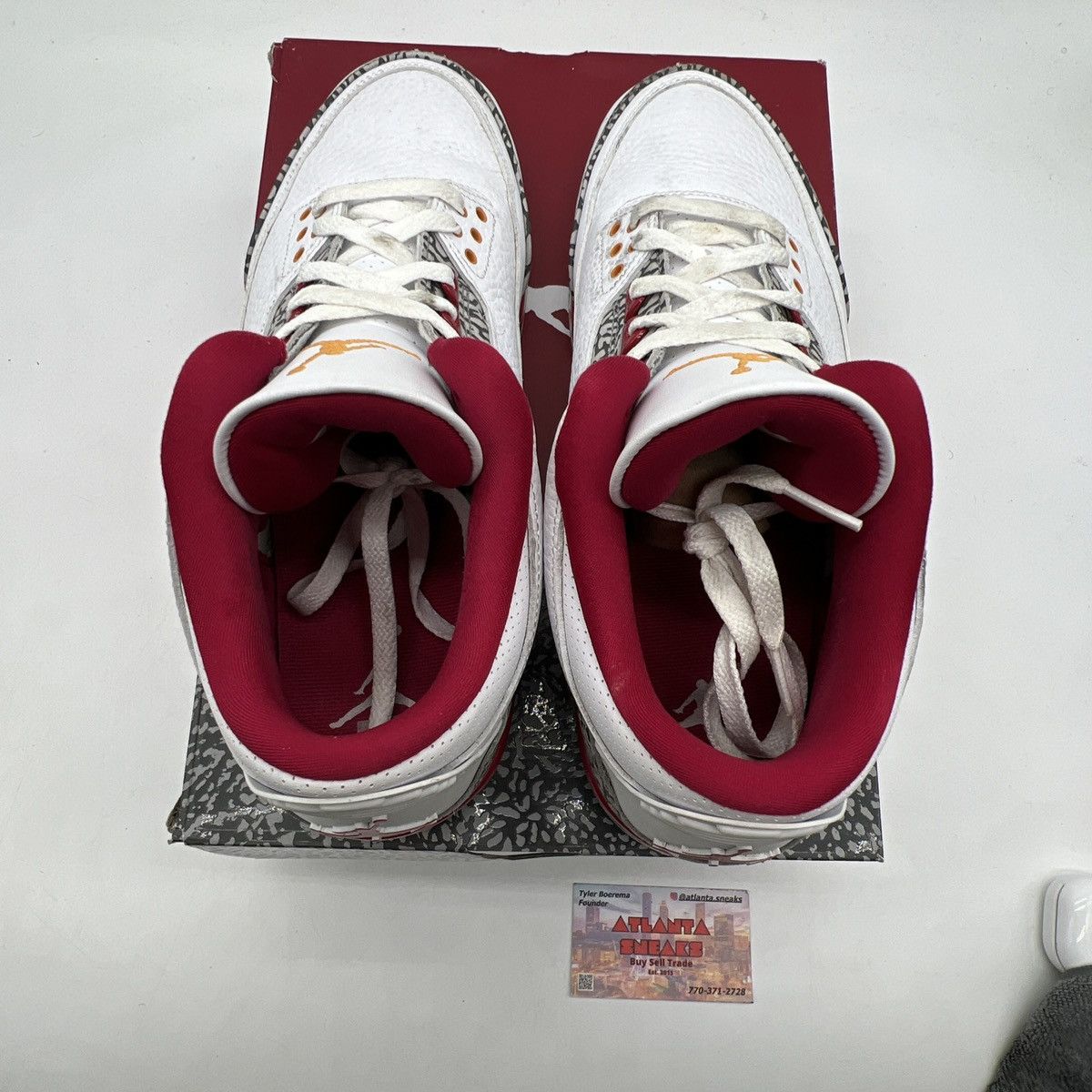 Jordan Brand Air Jordan 3 cardinal red Size US 11.5 / EU 44-45 - 7 Thumbnail