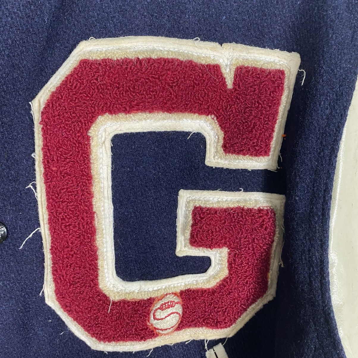 Champion Vintage 50s 60s Champion Running Man Labelled Varsity Jacket Size US M / EU 48-50 / 2 - 9 Thumbnail
