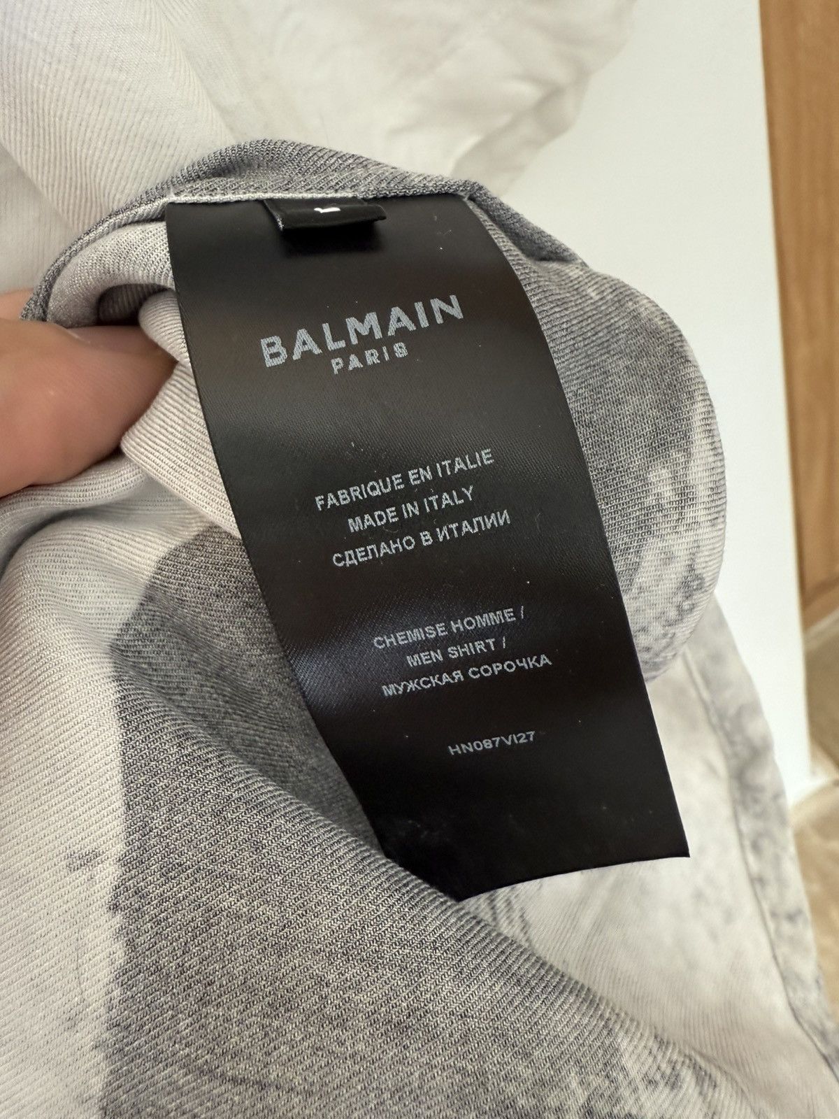 Balmain Balmain Jeans viscose shirt Size US L / EU 52-54 / 3 - 6 Thumbnail