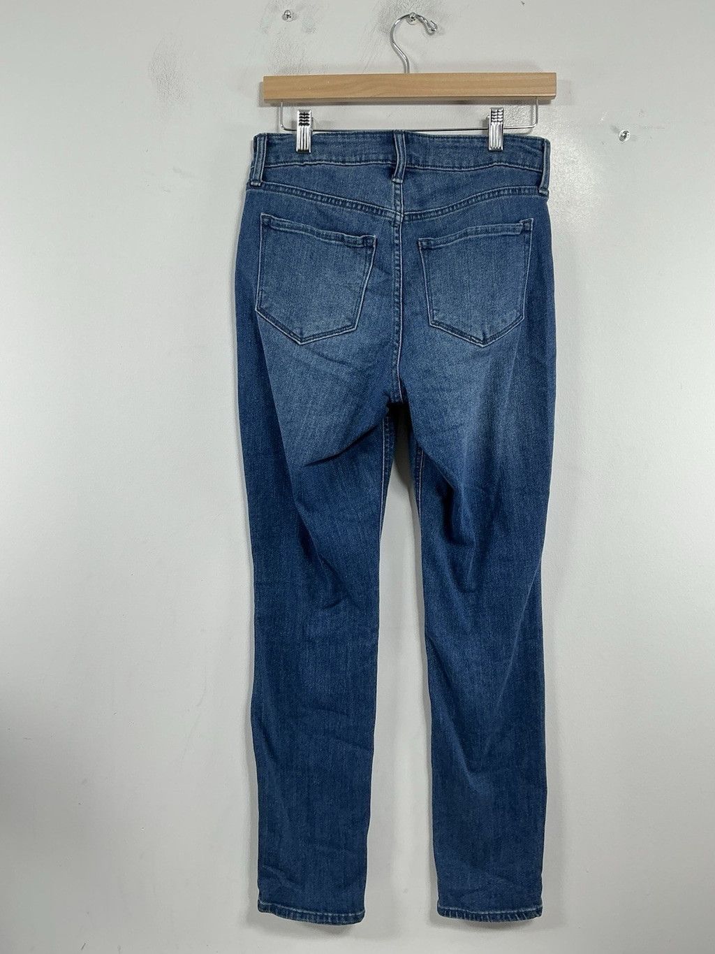 Old Navy Woman's Old Navy Wow Straight Blue Jeans Size 4 Size 27" / US 4 / IT 40 - 2 Thumbnail
