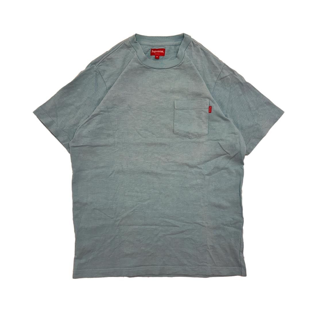 Supreme Supreme Blue Pocket Tee (M) Size US M / EU 48-50 / 2 - 1 Thumbnail