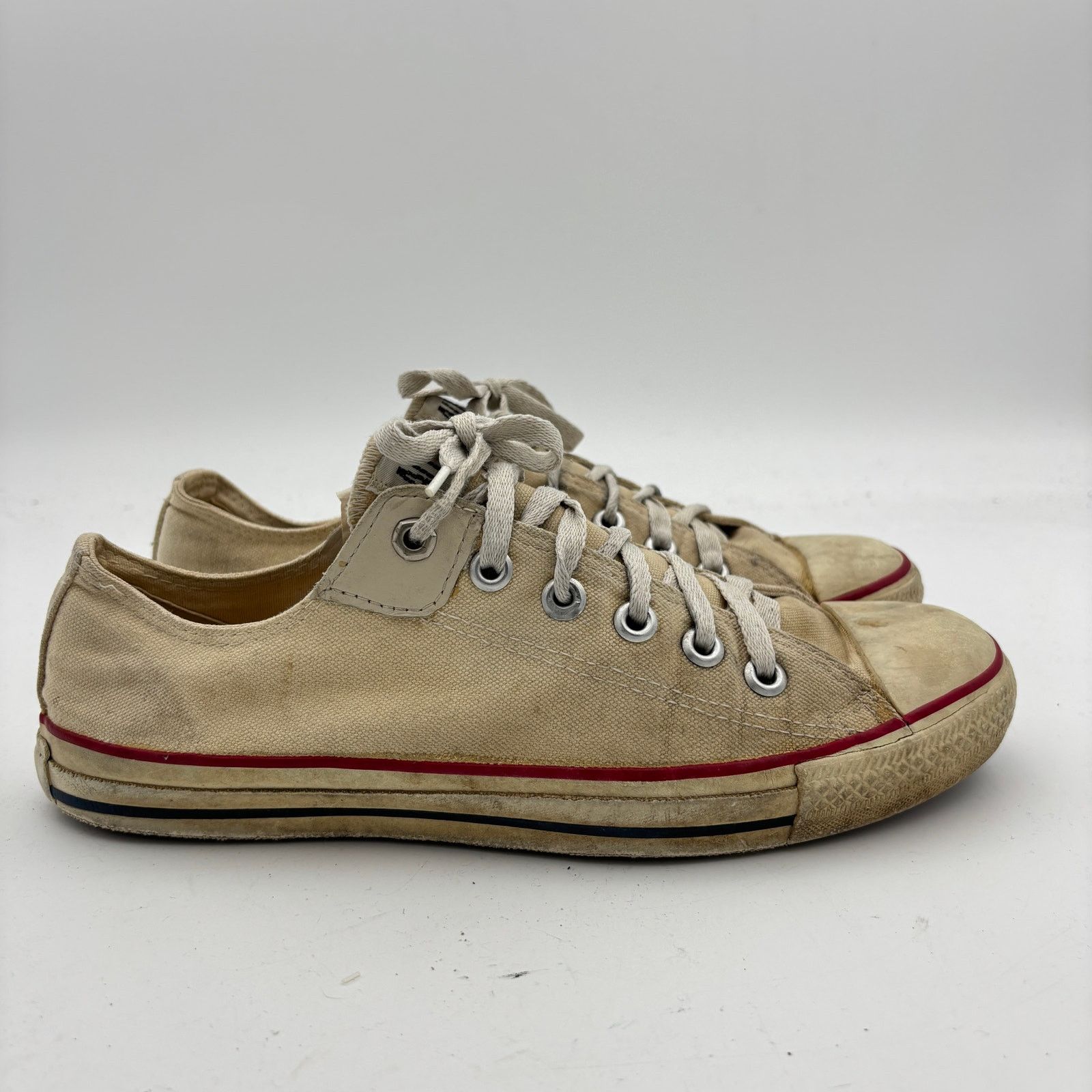 Converse Vintage 90s Converse Chuck Taylor Low Sneakers Men's 8 White Size US 8 / EU 41 - 3 Thumbnail