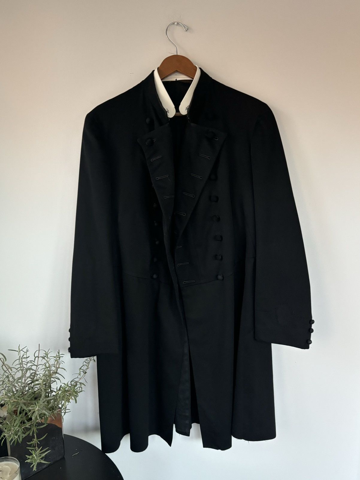 Vintage 1920s Wool Coat Antique Peacoat Greatcoat True Vintage Wool Size US M / EU 48-50 / 2 - 22 Thumbnail