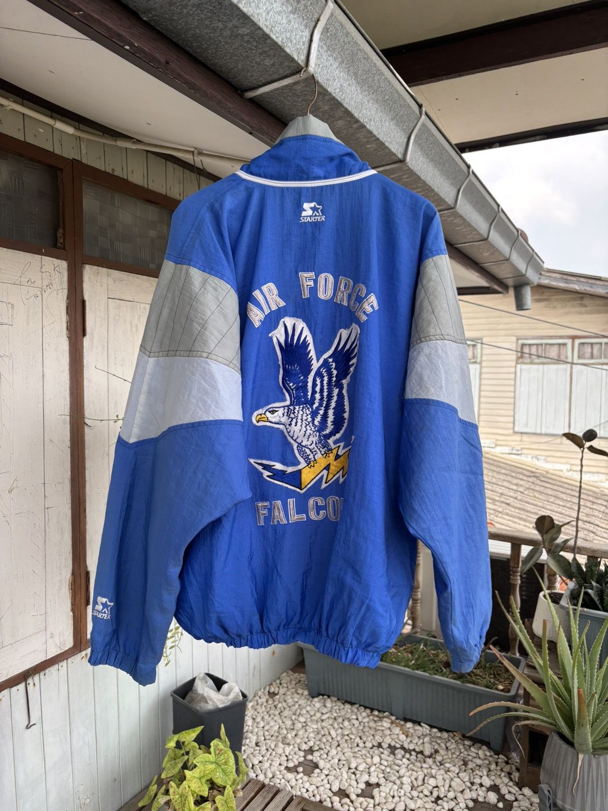 Starter Air Force Falcons Jacket vintage Size US XXL / EU 58 / 5 - 7 Thumbnail