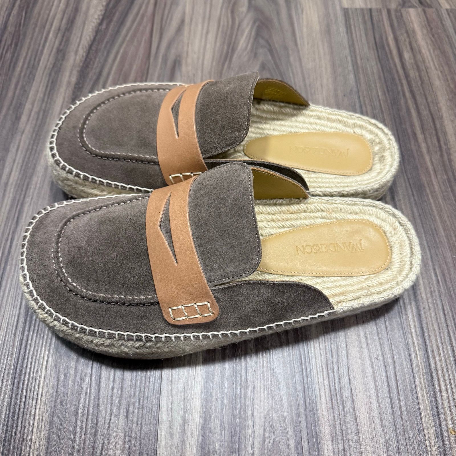 JW Anderson NIB JW Anderson Taupe Loafer Mule Espadrilles | US 43 UNISEX Size US 10 / EU 43 - 4 Thumbnail