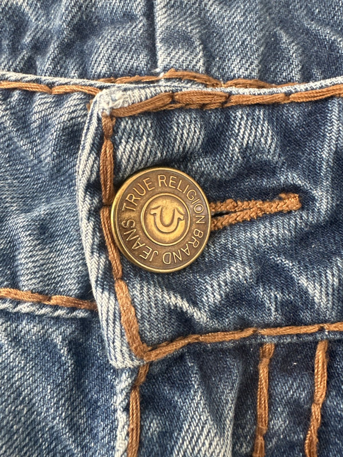 True Religion True Religion x Sebastien Ami “True Grit” Blue Jeans Size US 32 / EU 48 - 5 Thumbnail