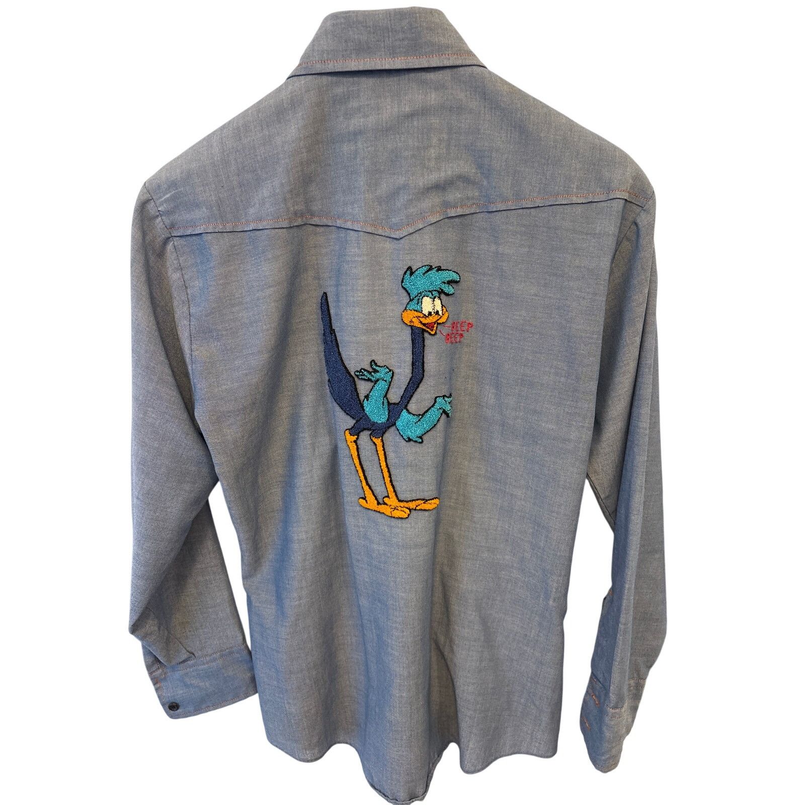 Sears Vintage 80s Looney Tunes Jeans Joint Sears Shirt Medium Size US M / EU 48-50 / 2 - 2 Thumbnail