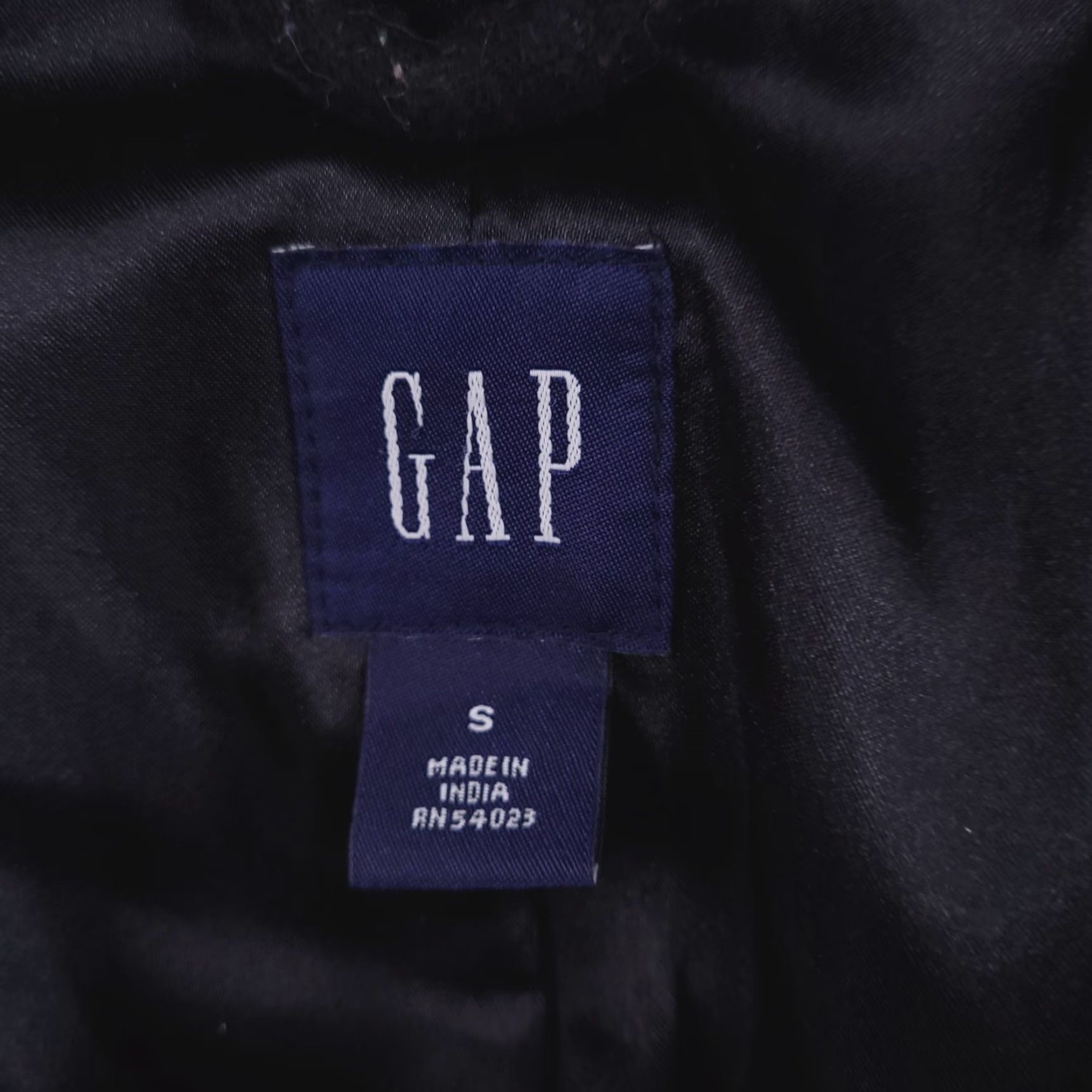 Gap Gap Coat Womens Small Wool Black Hood Overcoat pea Coat - Overcoat - Hooded - Wool - Black - Gap - Womens - Small - Coat Size S / US 4 / IT 40 - 4 Thumbnail
