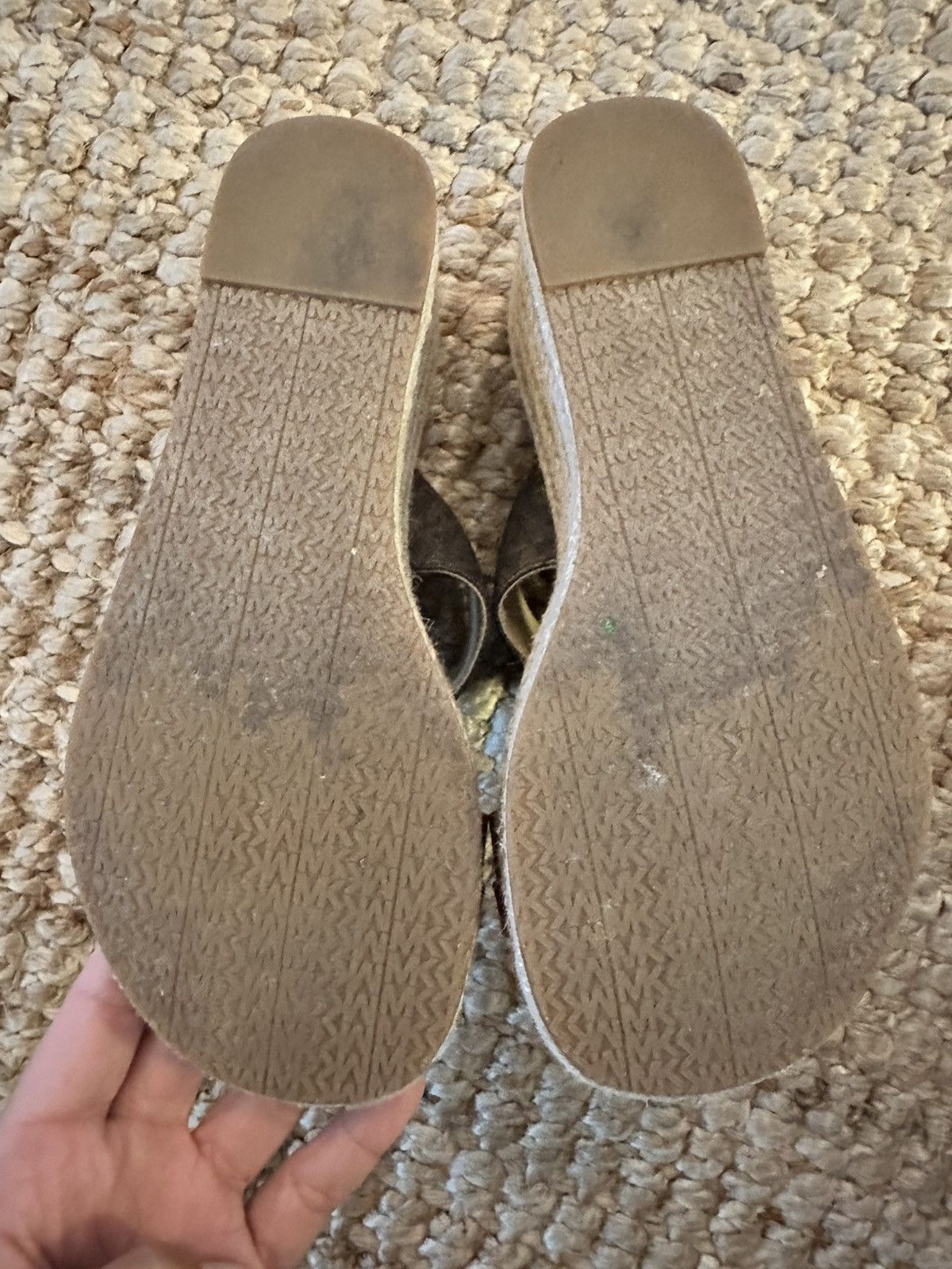 Michael Kors MICHAEL KORS Women's Jilly Espadrille Platform Wedge Sandals Size US 5.5 / IT 35.5 - 8 Thumbnail