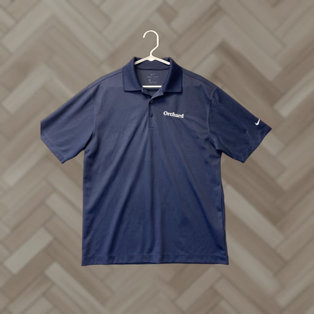 Nike Nike Golf Men's Polo Shirt Dri-Fit Blue Tour Performance Orchard 99-50 Size M Size US M / EU 48-50 / 2 - 1 Thumbnail