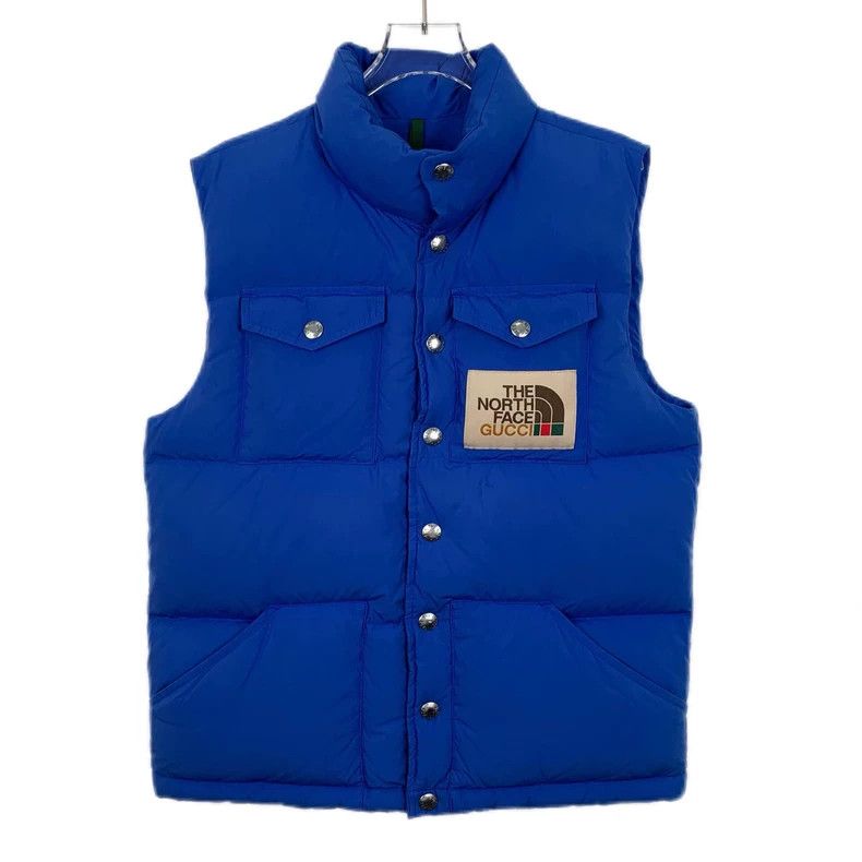 Gucci Gucci TheNorth Face co-branded blue logo down jacket vest 2 Size US XS / EU 42 / 0 - 1 Thumbnail