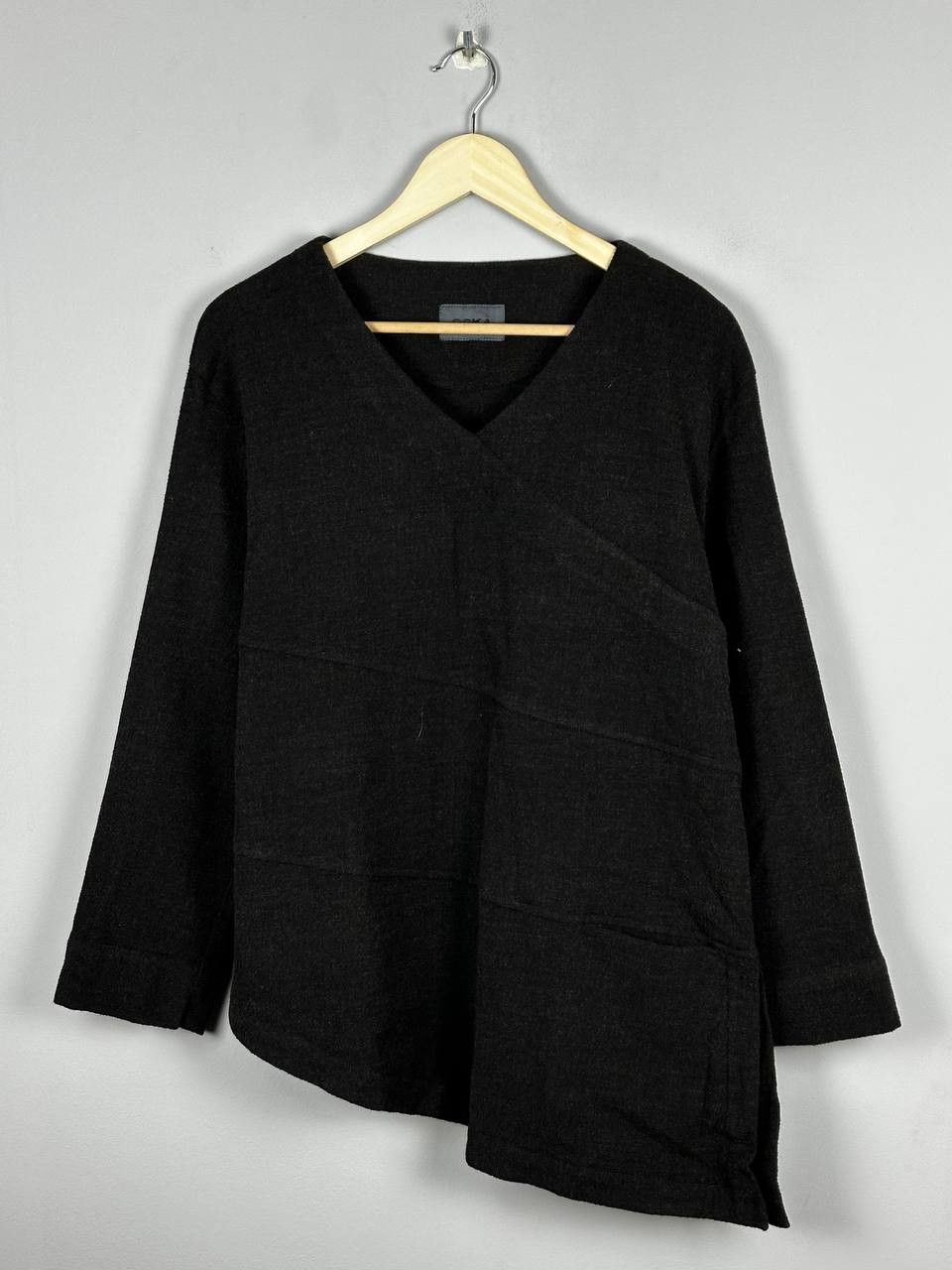 OSKA Oska Wool Garment Asymmetric Blouse Size S / US 4 / IT 40 - 1 Thumbnail