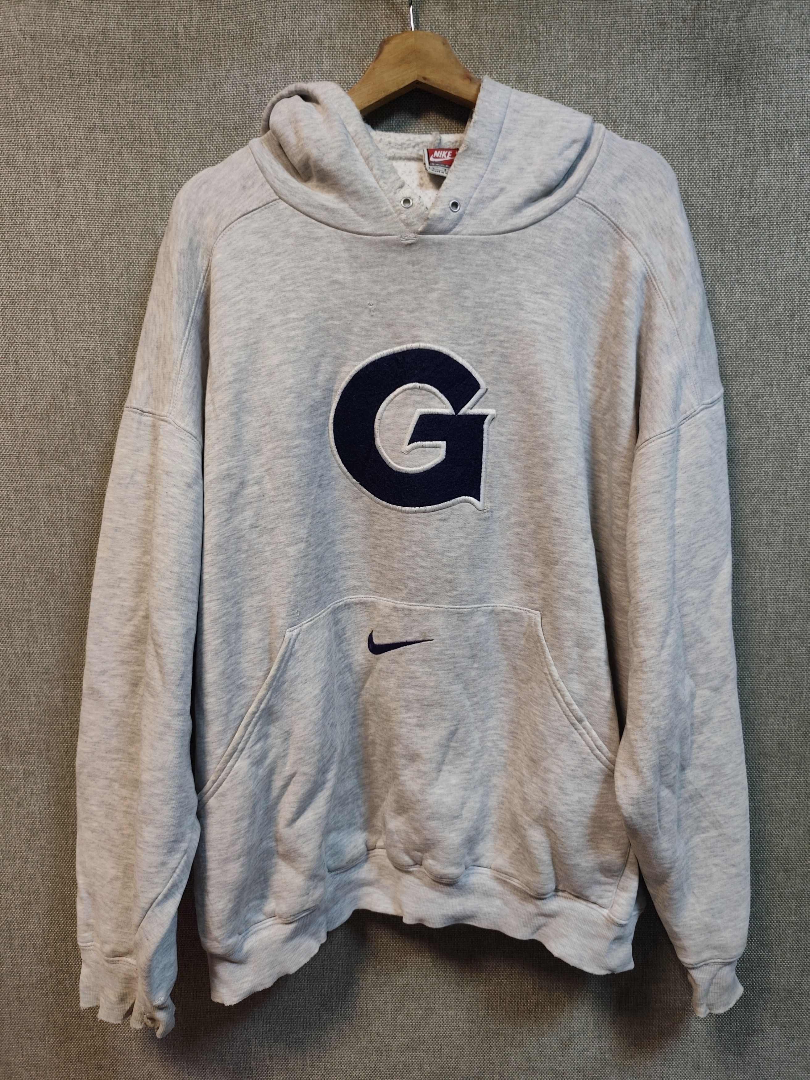 Nike Vintage 90s Sweatshirt weatshirt Hoodie Nike George Town Size US XXL / EU 58 / 5 - 1 Thumbnail