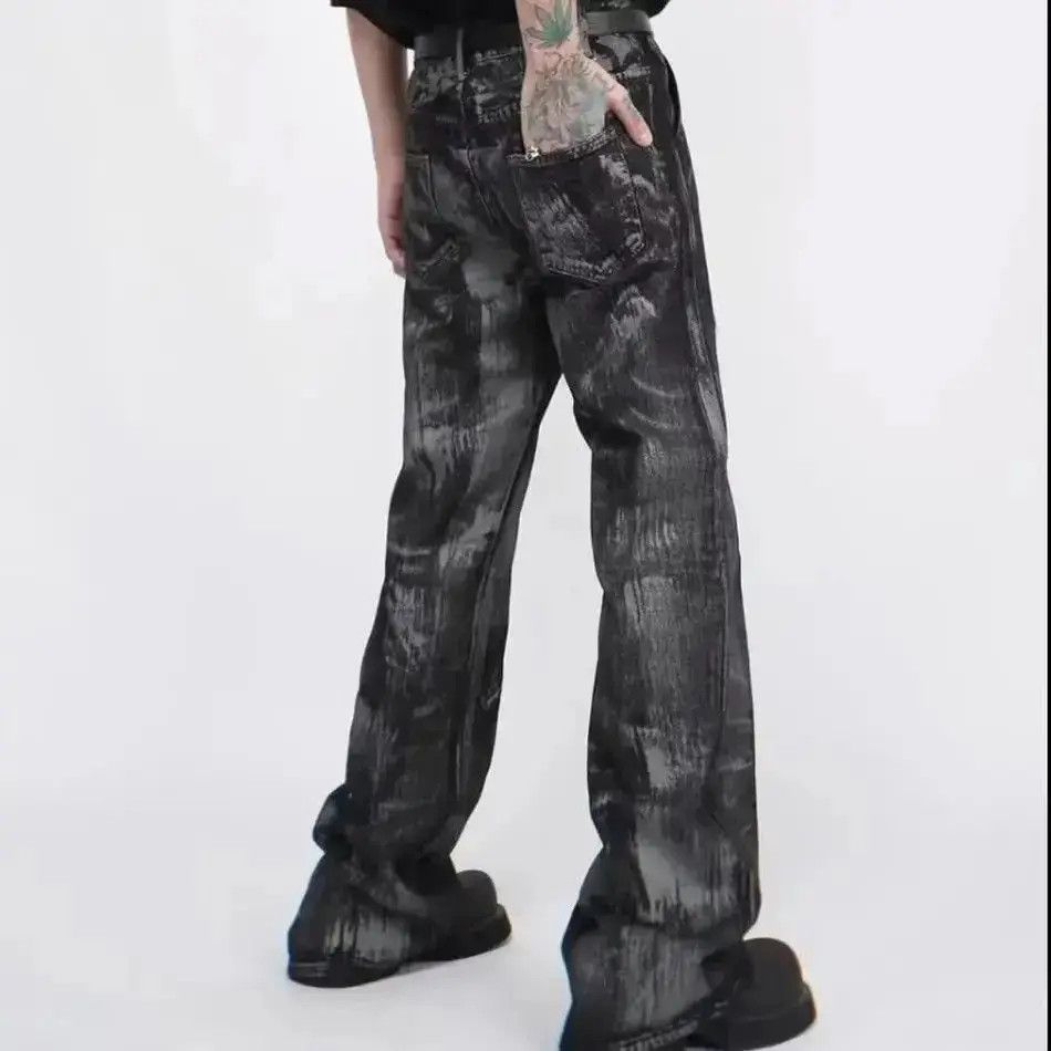 Japanese Brand Tie-dye zip vintage men's and women's jeans Size US 32 / EU 48 - 3 Thumbnail
