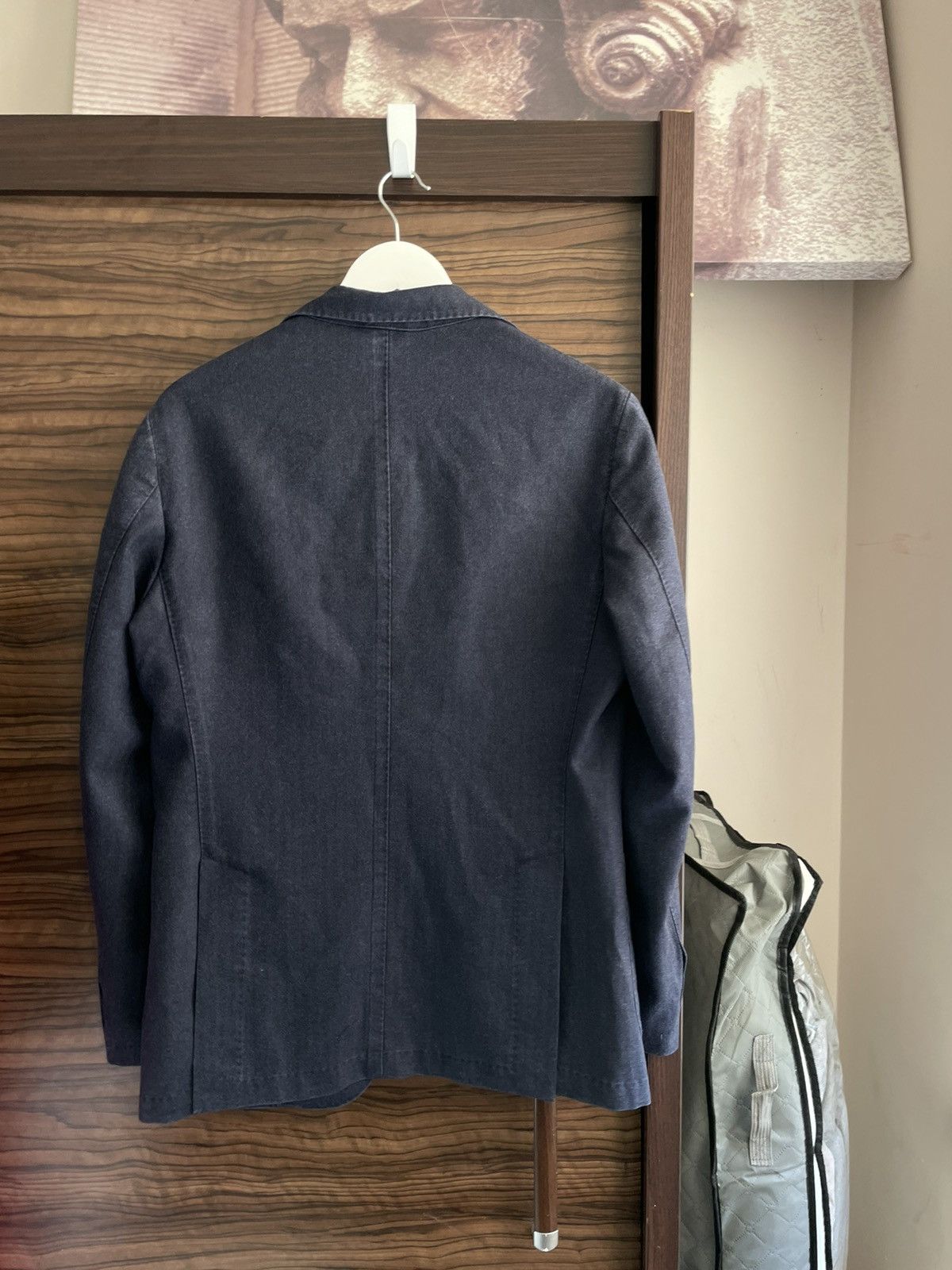 L.B.M. 1911 Lubiam LBM 1911 Unstructured Wool Blazer, Navy Size 50R - 10 Thumbnail